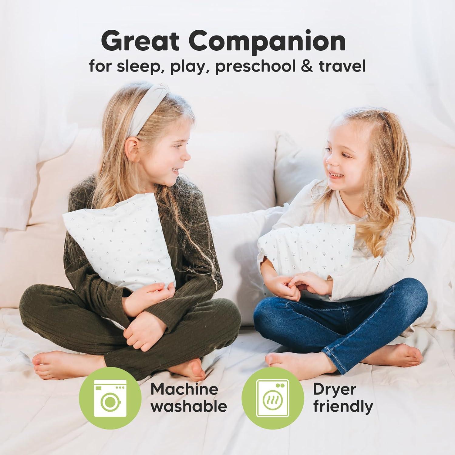 Almohada Mini para Niños KeaBabies 22.86x33.02 cm Algodón Orgánico