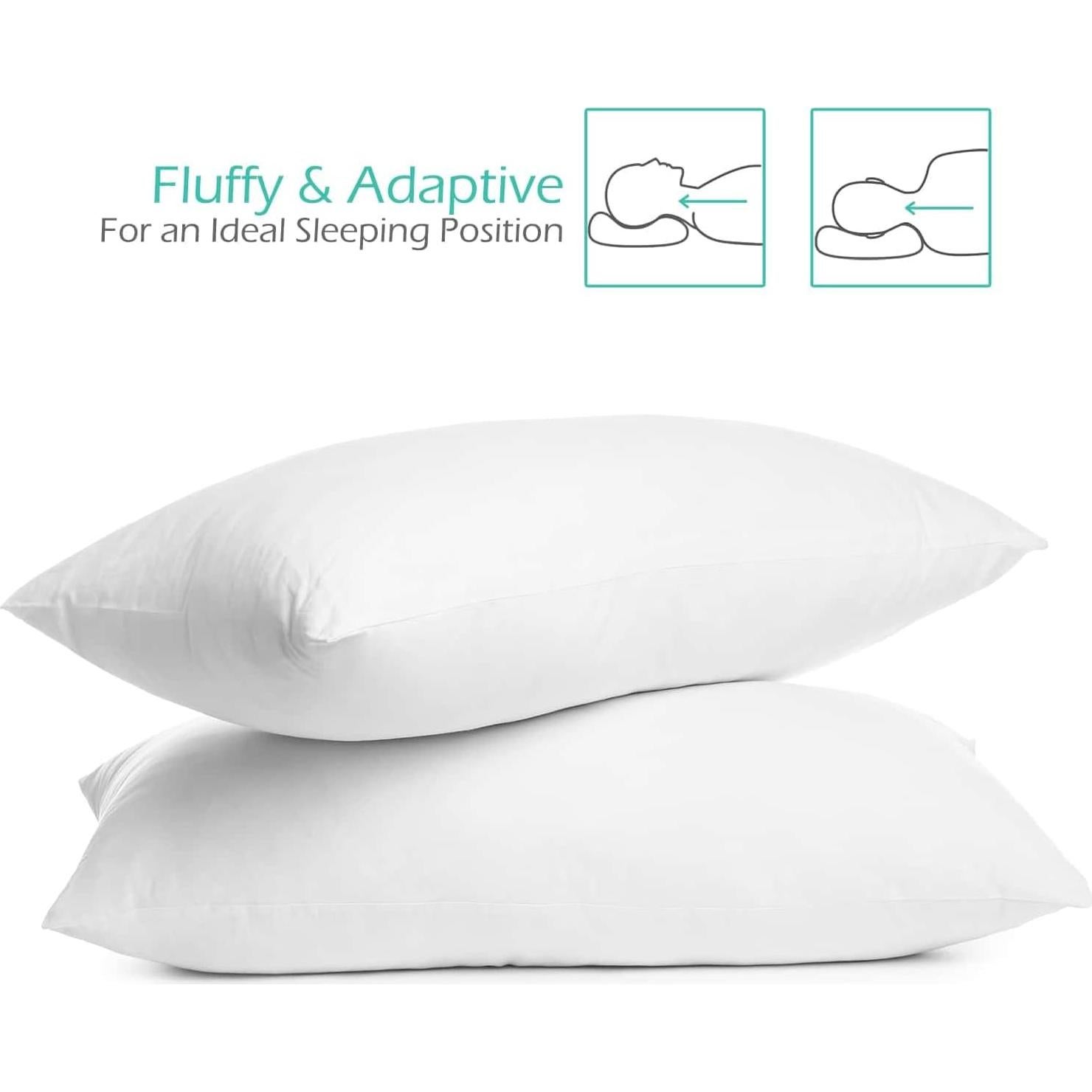 Almohada para Niños Pequeños Nestl 2 Pack 33x46 cm Algodón