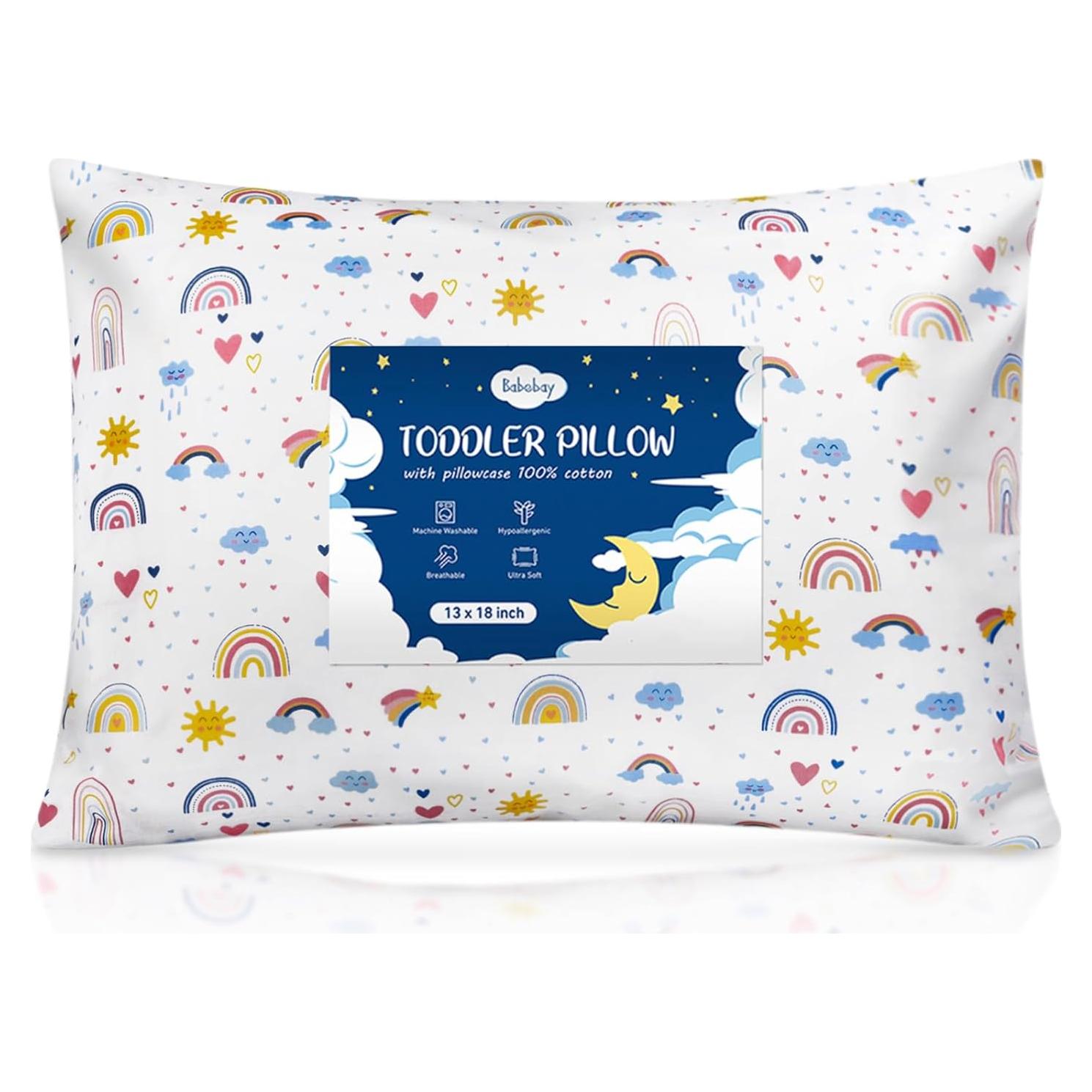 Almohada para Niños Babebay 33x46 cm Algodón Hipoalergénica