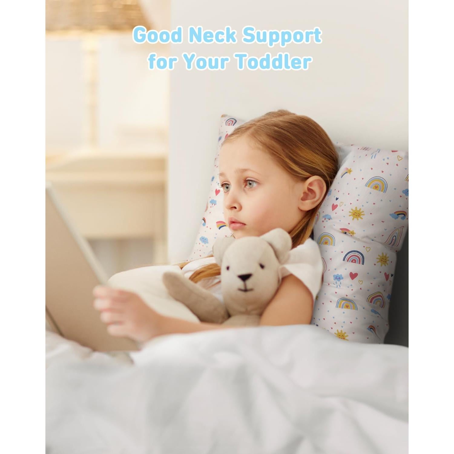 Almohada para Niños Babebay 33x46 cm Algodón Hipoalergénica