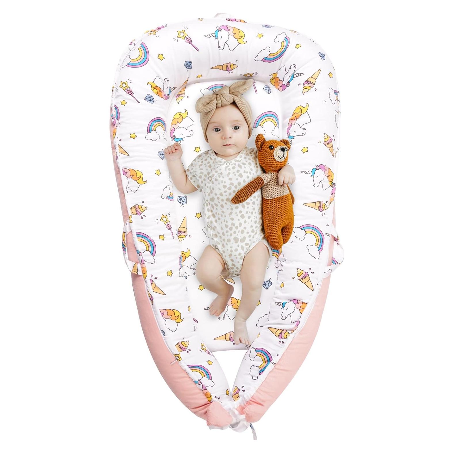 Lounger para Bebés Viviland Unicornio 0-24 Meses Desmontable
