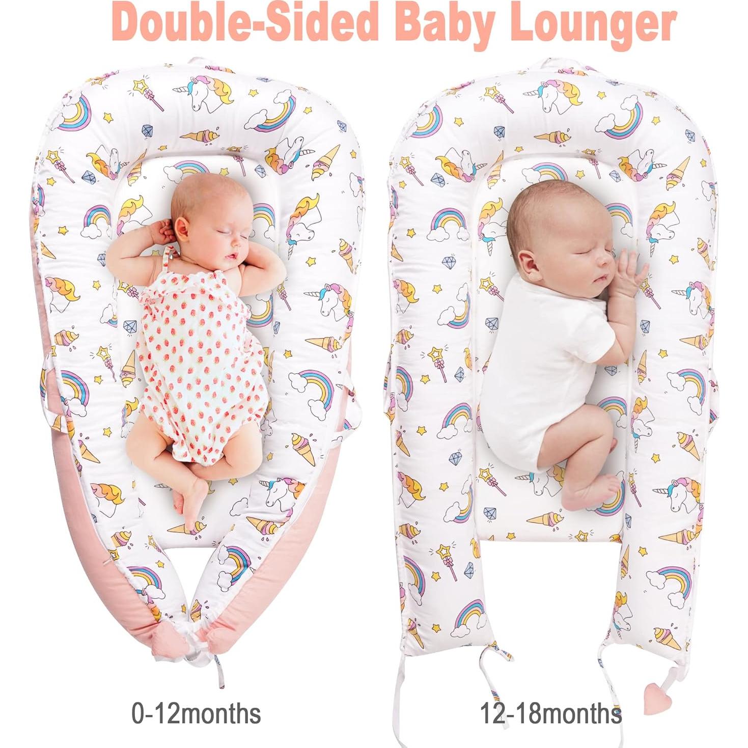 Lounger para Bebés Viviland Unicornio 0-24 Meses Desmontable