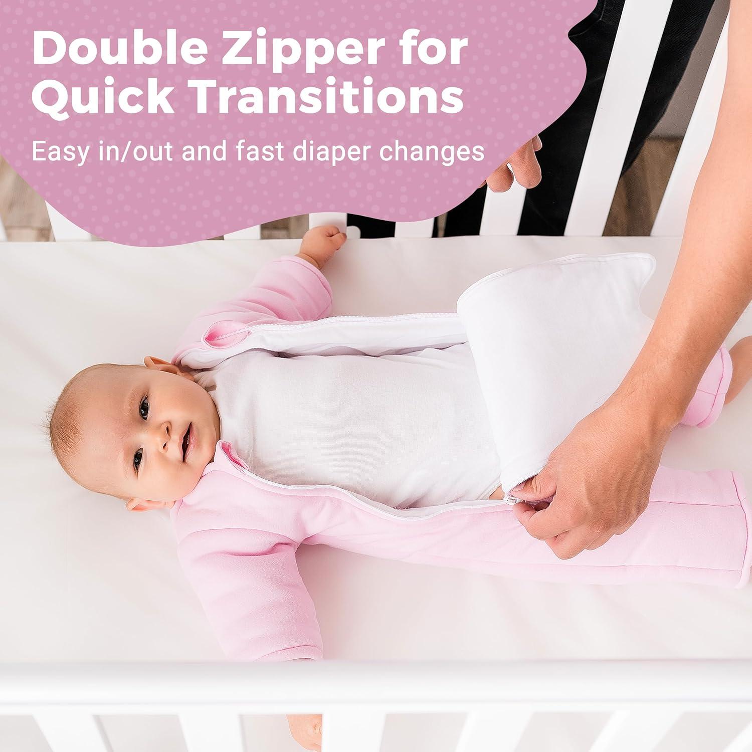 Magic Sleepsuit HALO Bebé Transición Swaddle Rosa 3-6 Meses