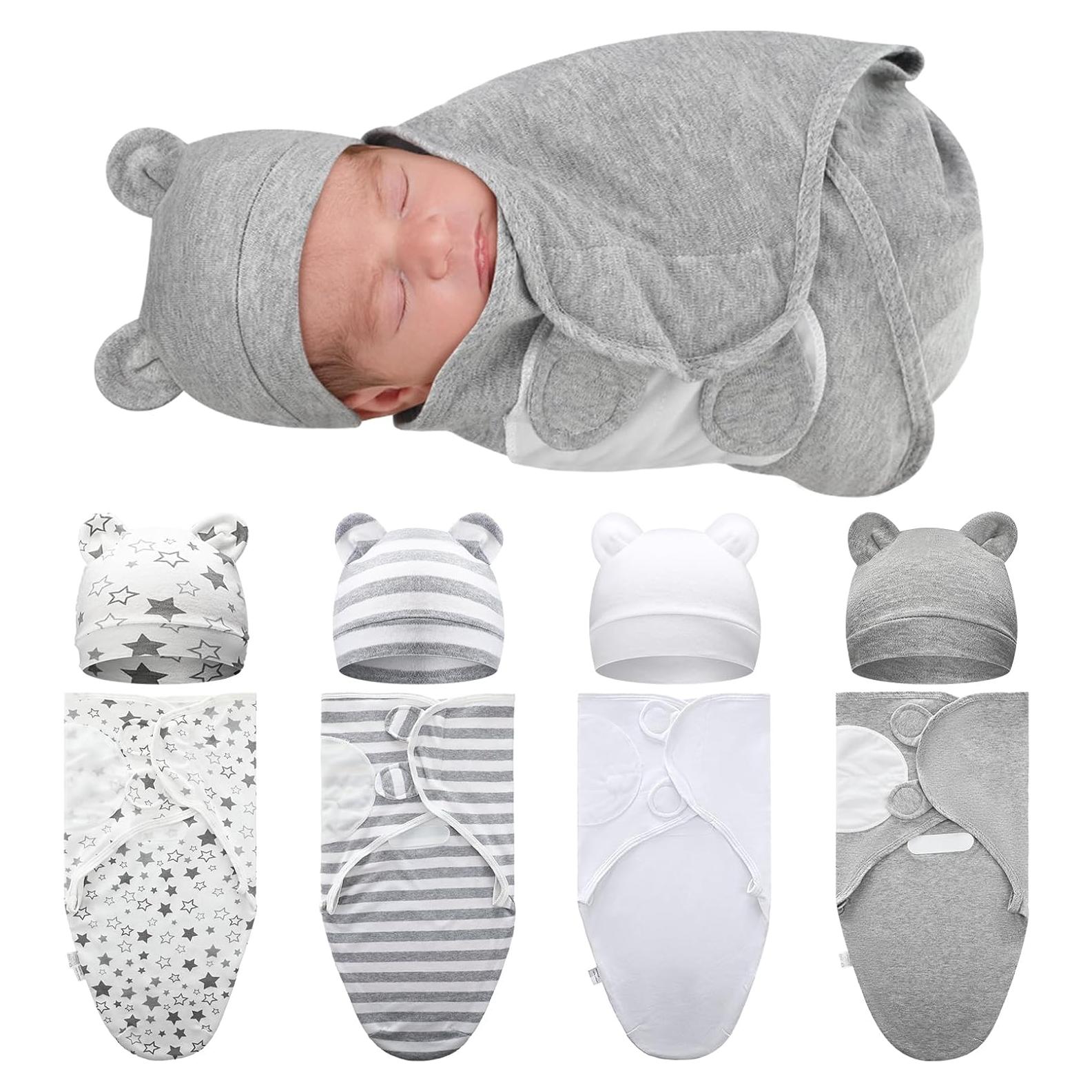 Manta Envueltos para Prematuros Buryeah con Sombrero 1.4-3.2 Kg