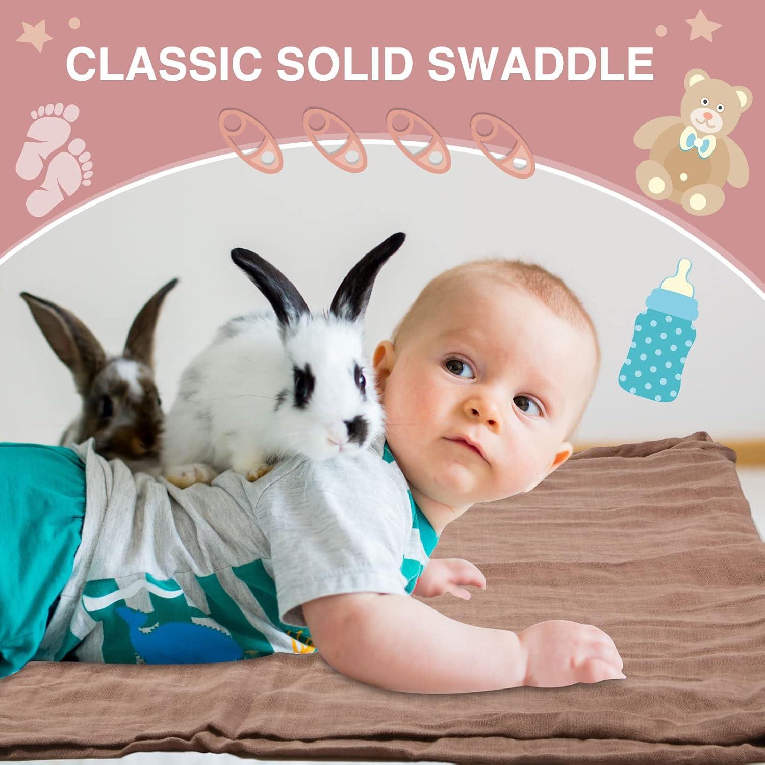 Mantas de Muselina Preboun 120x120 cm 6 Colores Brillantes