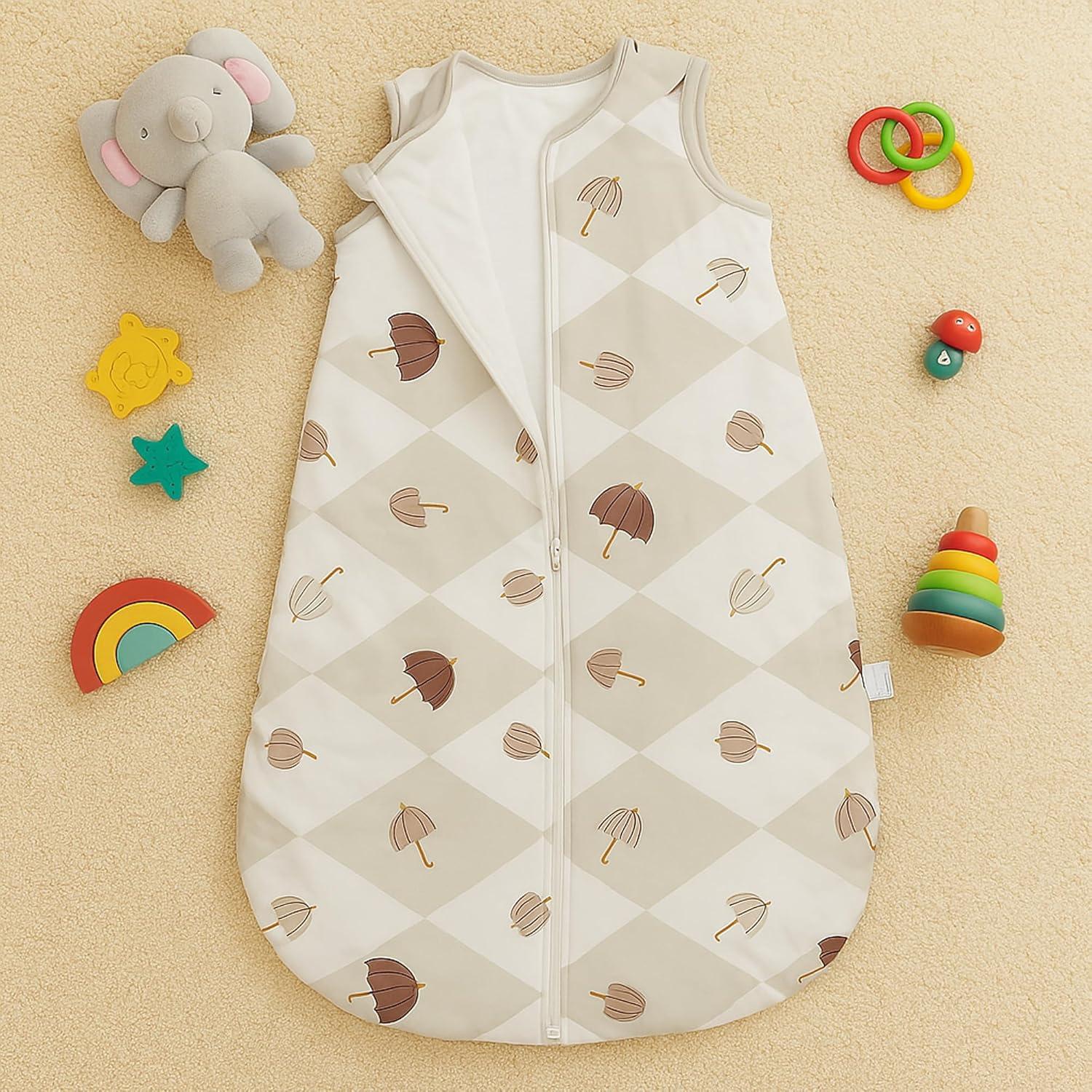 Saco de Sueño para Bebés YOHKOH 0-6 Meses 1.5 TOG Algodón