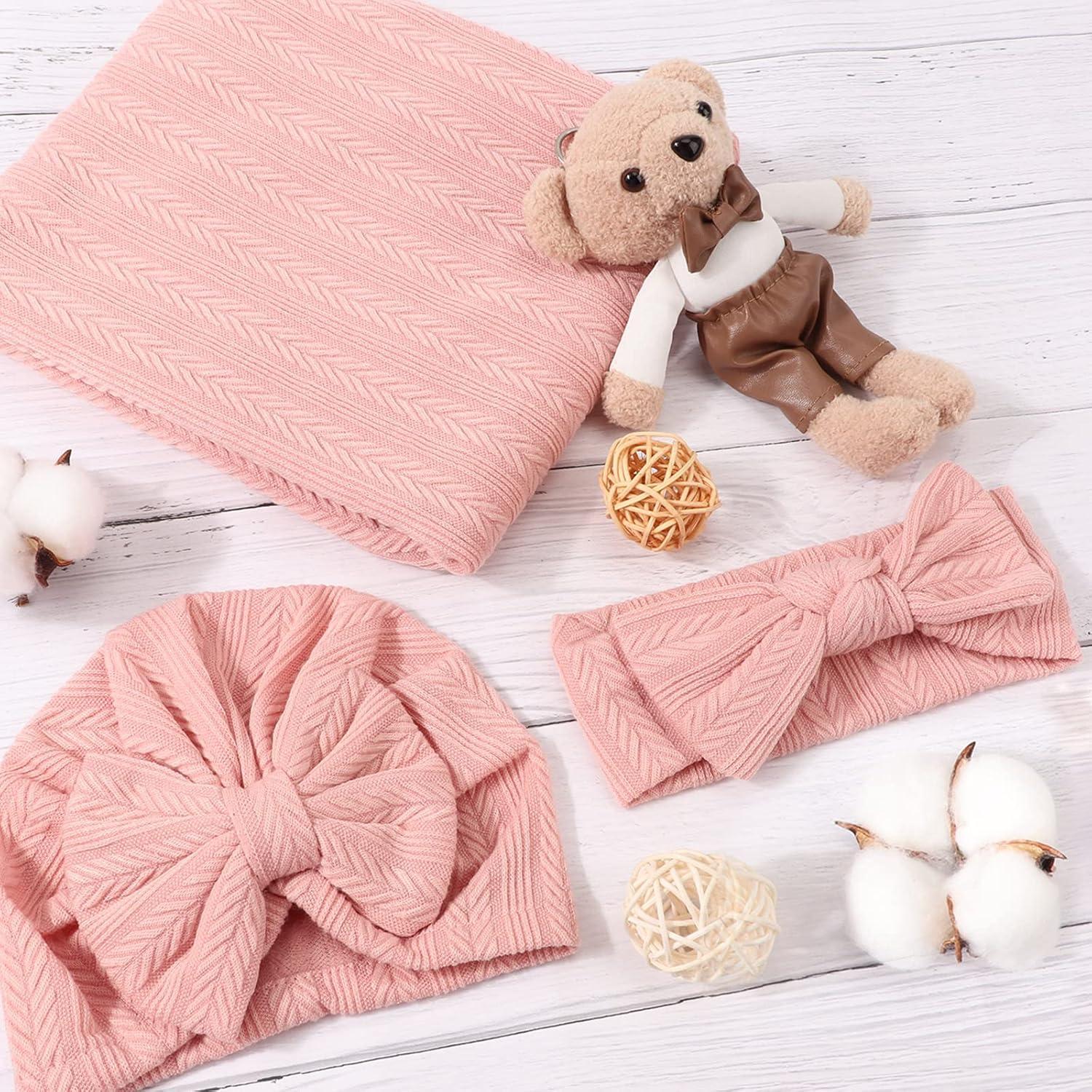 Set de Mantas de Envoltura para Bebés DRESHOW - 4 Piezas