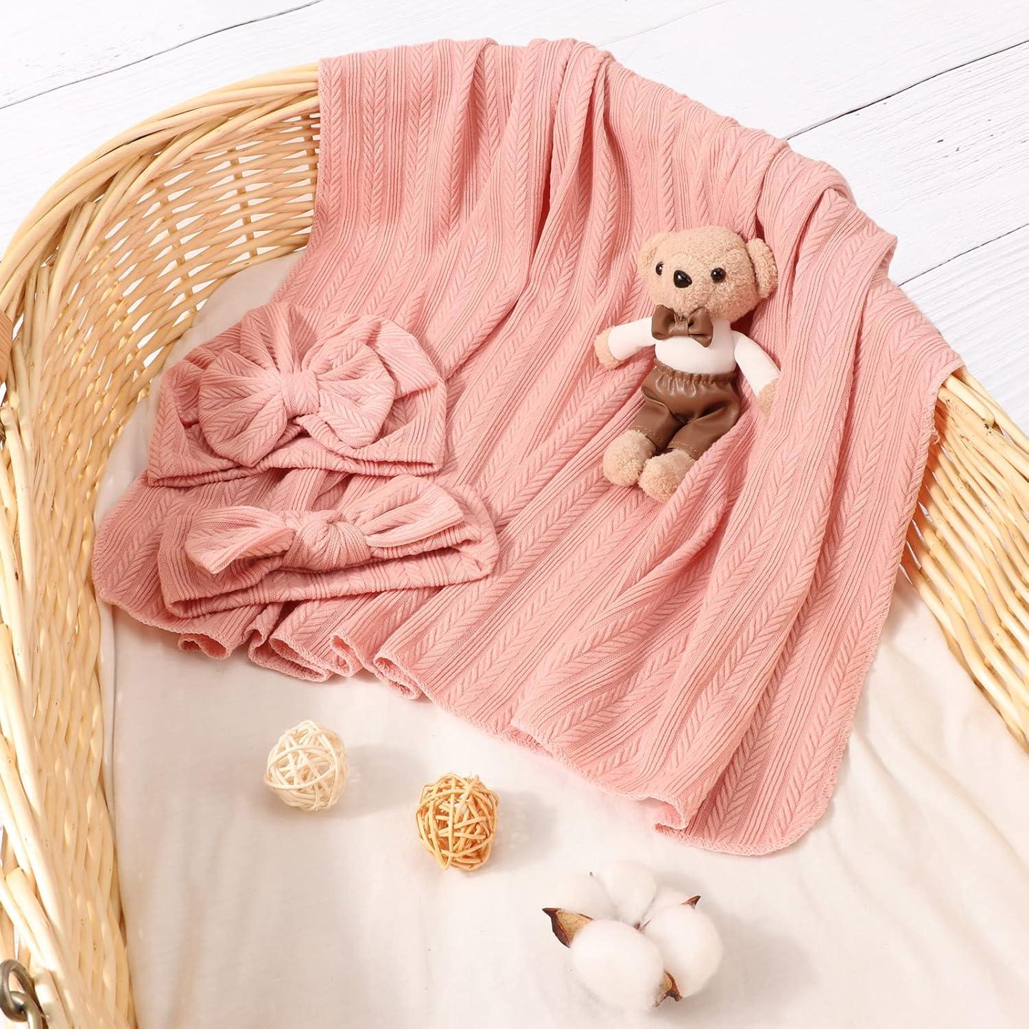 Set de Mantas de Envoltura para Bebés DRESHOW - 4 Piezas