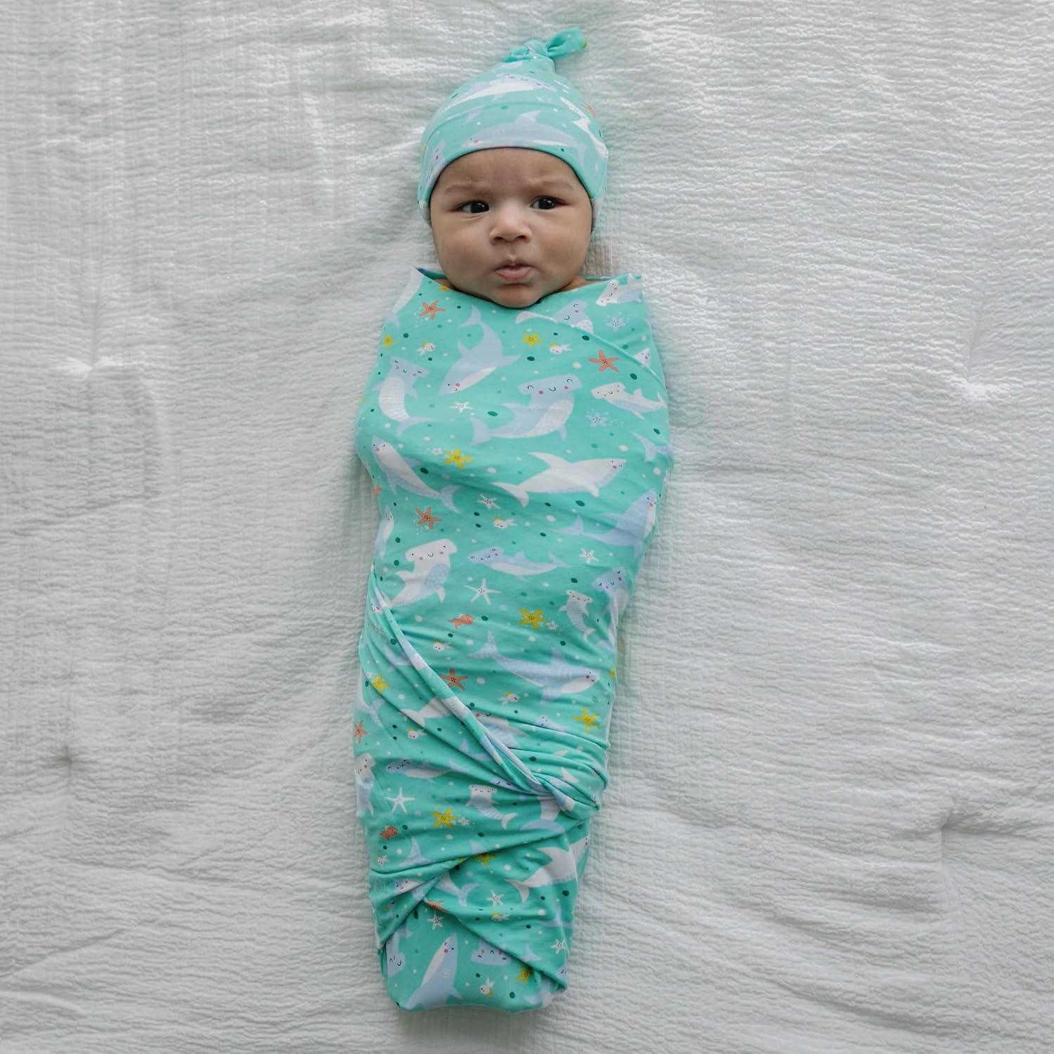 Conjunto de Envueltos y Sombrero Little Sleepies - Viscosa de Bambú