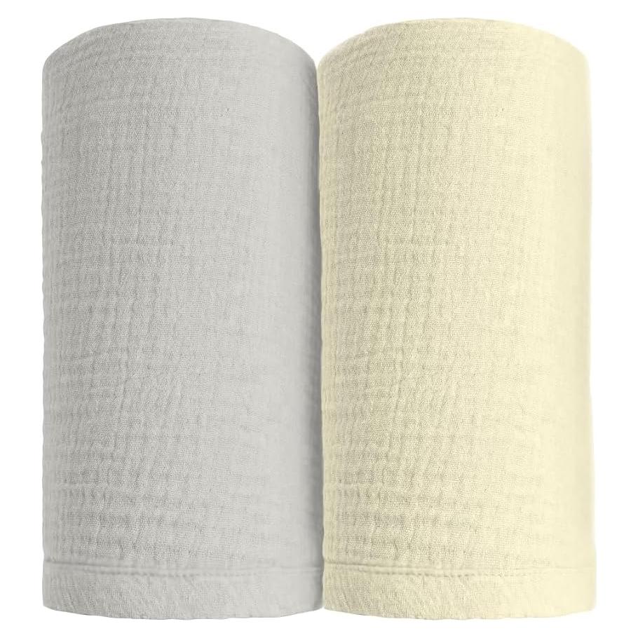 Mantas de Envoltura 100% Algodón Sunshine & Snuggles 120x120cm 2-Pack