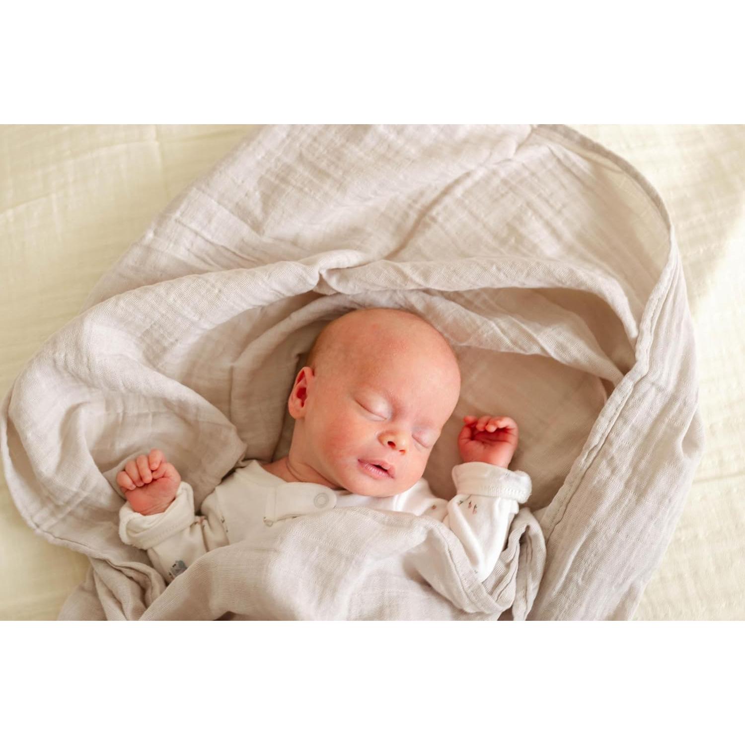 Mantas de Envoltura 100% Algodón Sunshine & Snuggles 120x120cm 2-Pack