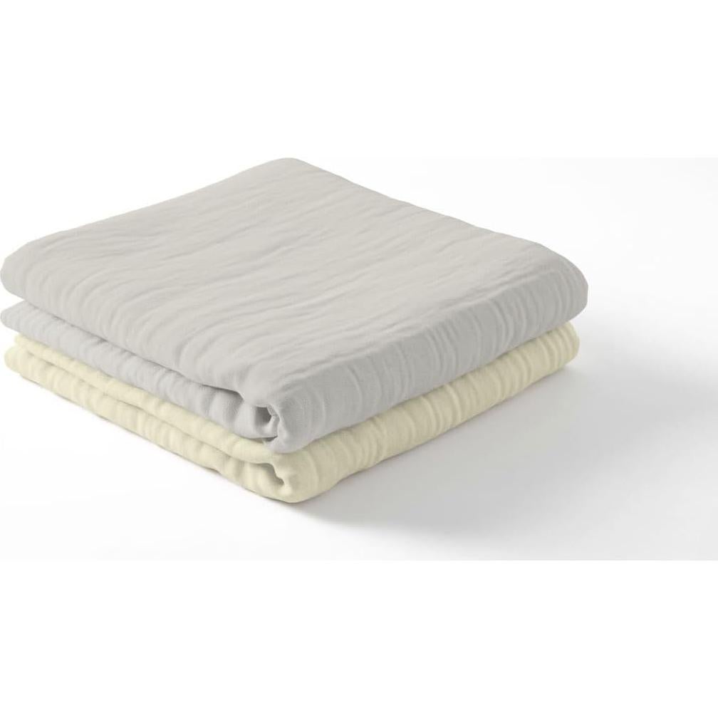 Mantas de Envoltura 100% Algodón Sunshine & Snuggles 120x120cm 2-Pack