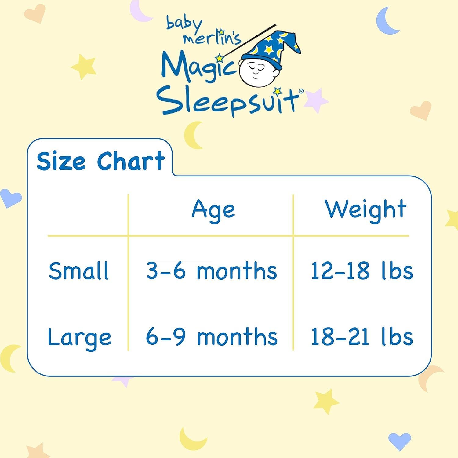 Magic Sleepsuit Baby Merlin - Swaddle Transición 3-6 Meses