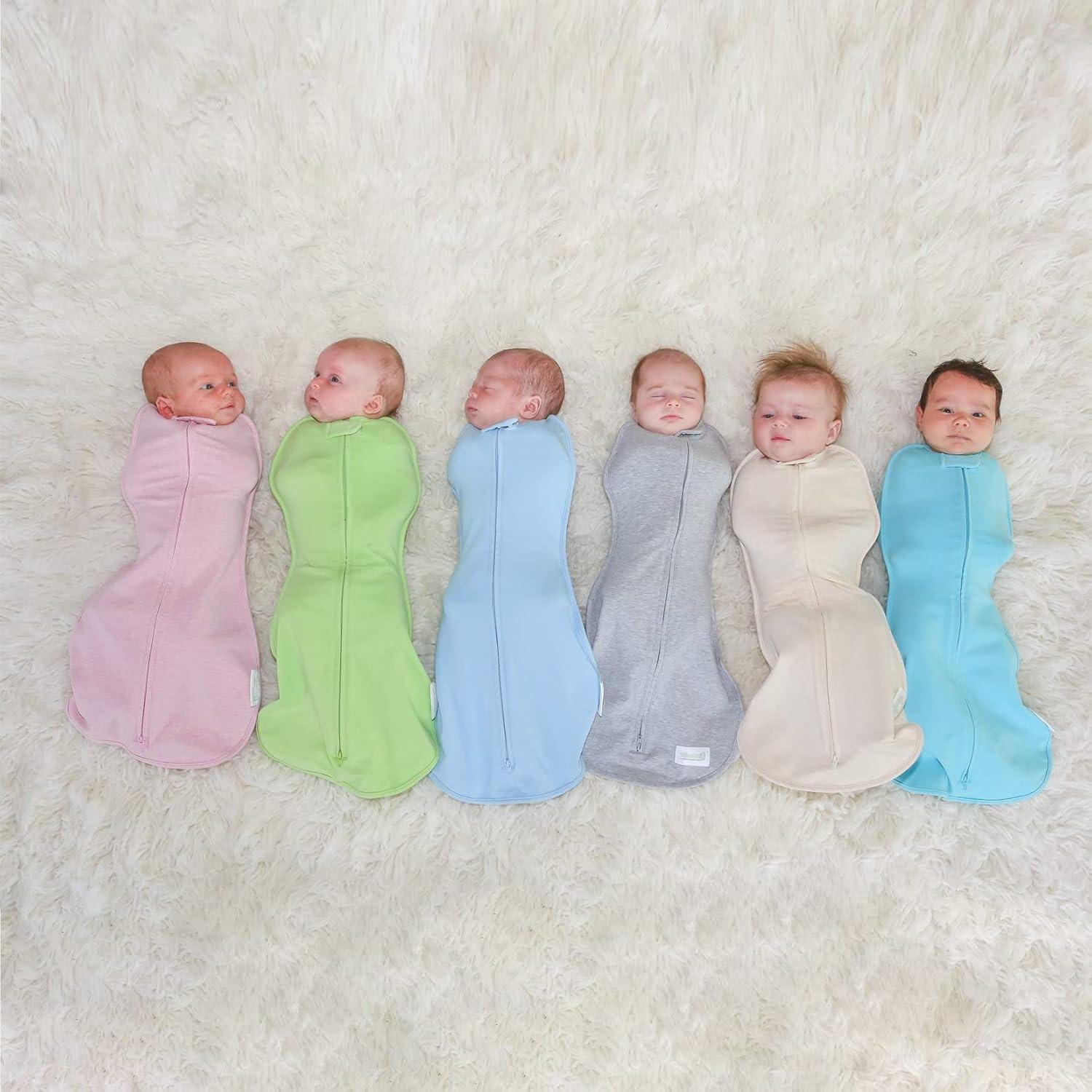 Manta de Envolver para Bebés Woombie Original - Algodón 3-6 Meses