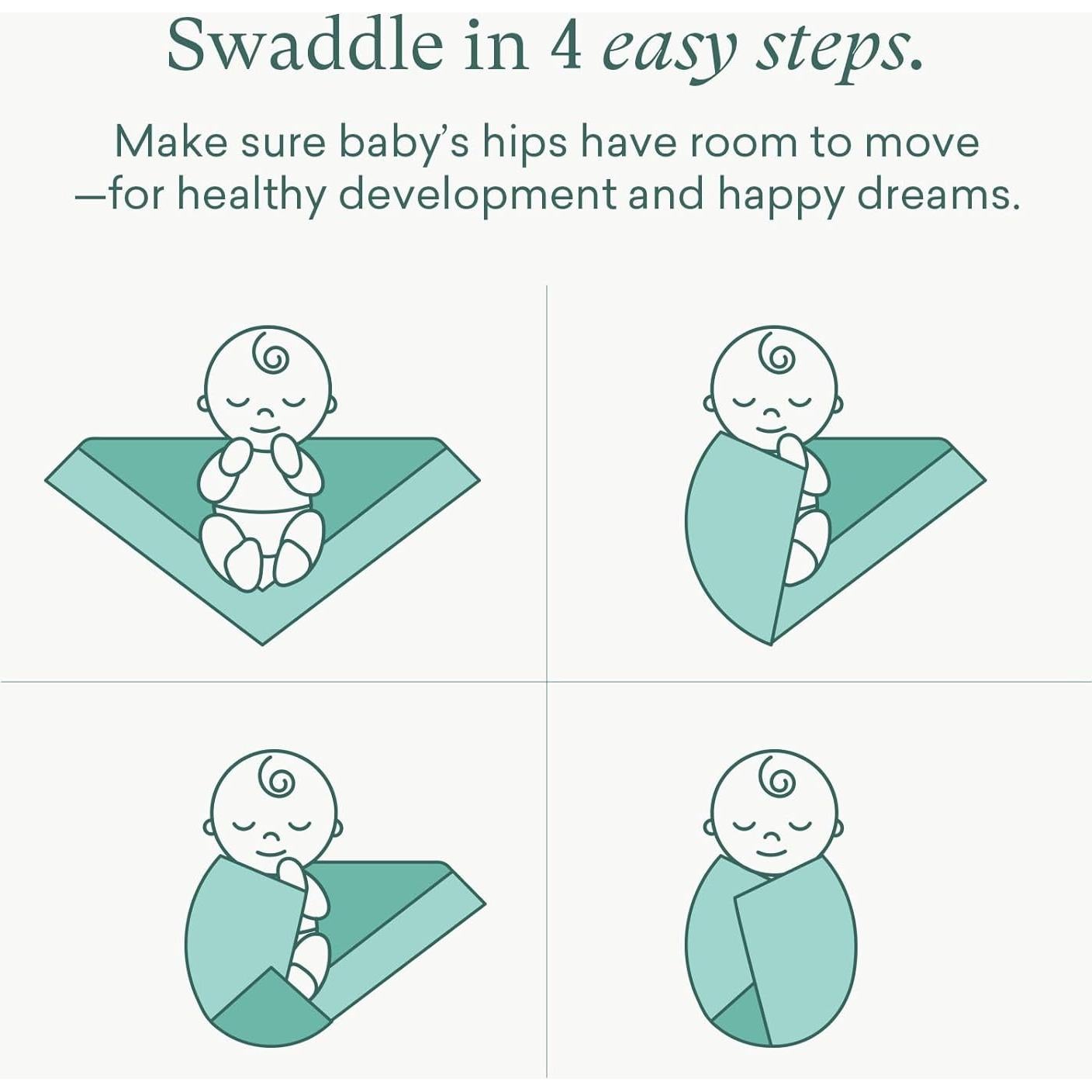 Manta de Envoltura PurComfy Rosa 119.4x119.4 cm Transpirable