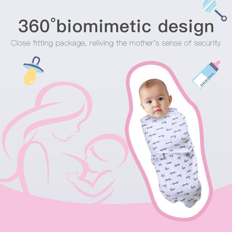 Envoltura de Swaddle Ajustable Sleepyturtle 3 Piezas 0-3 Meses