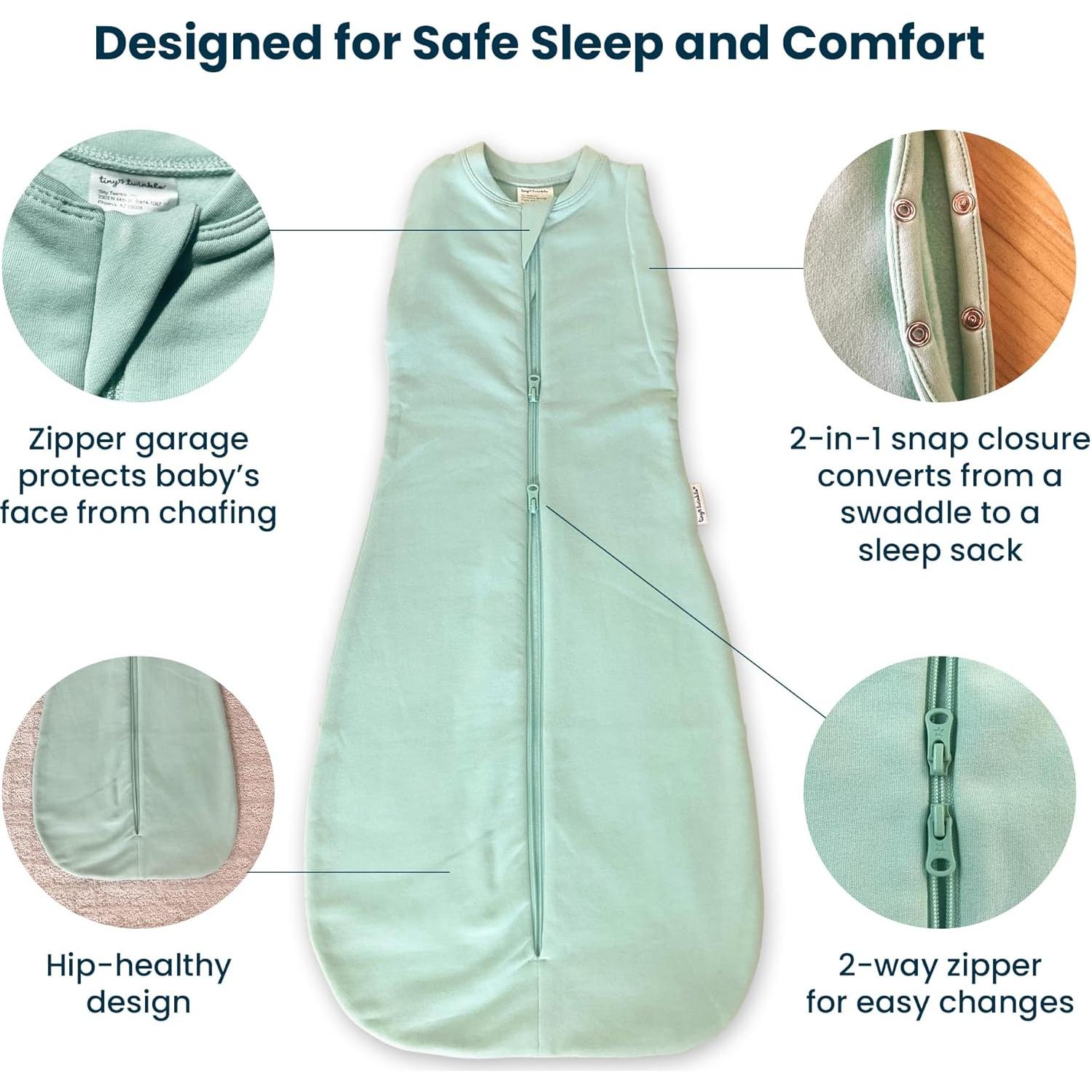 Saco de Sueño Tiny Twinkle Bebés 3-6 Meses 1.0 TOG Algodón