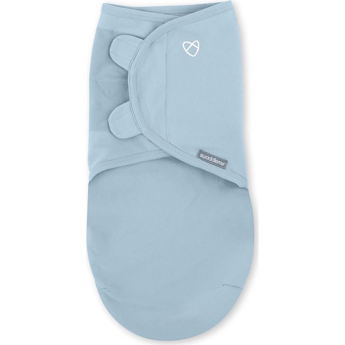 SwaddleMe Swaddle Original 100% Algodón Paquete de 3 Dino Azul 0-3 Meses