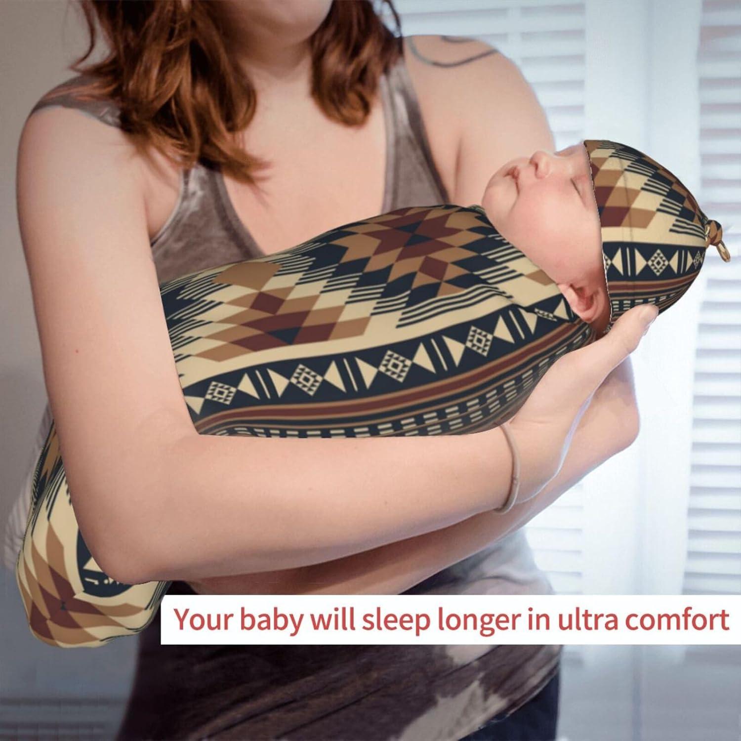 Manta de Envoltura para Bebés Jarverce Azteca 53x29 cm