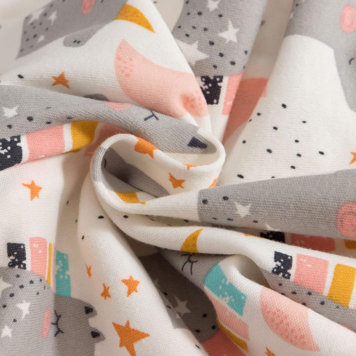 Manta de Envolver para Bebé Little Tots Rosa Unicornio 2 Pzas