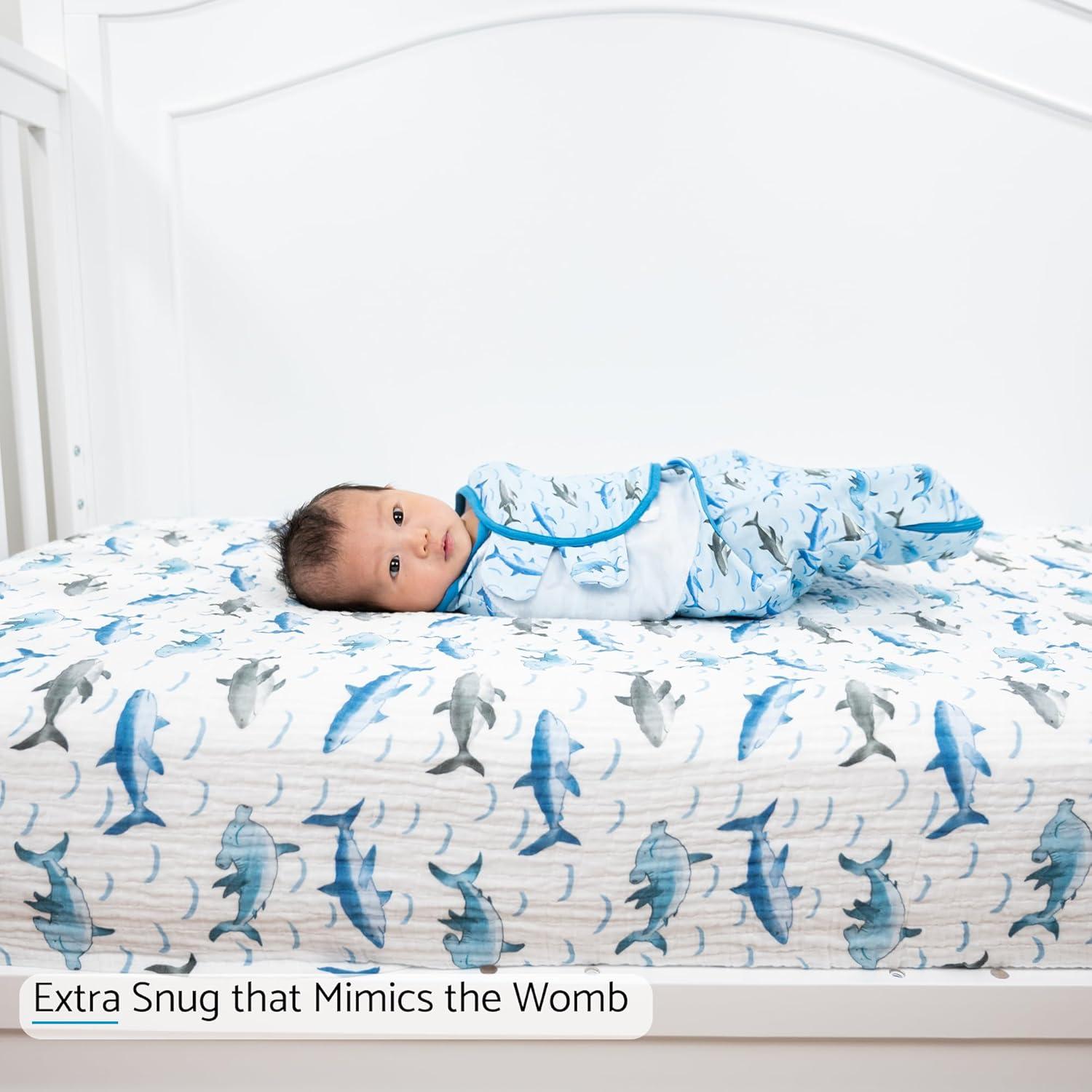 Saco de Sueño LollyBanks para Bebés 0-3 Meses Tiburón