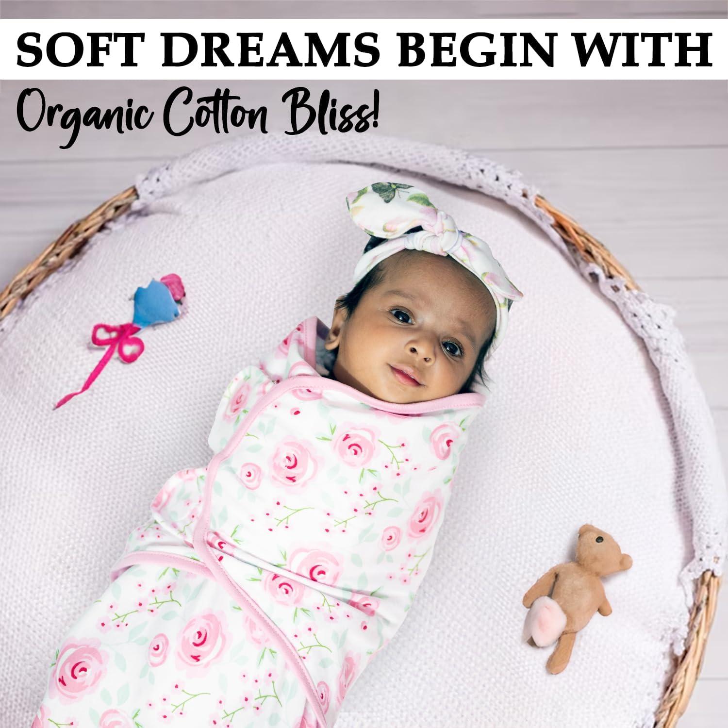 Sacos de dormir para bebés Babykinz 100% algodón 0-3 meses