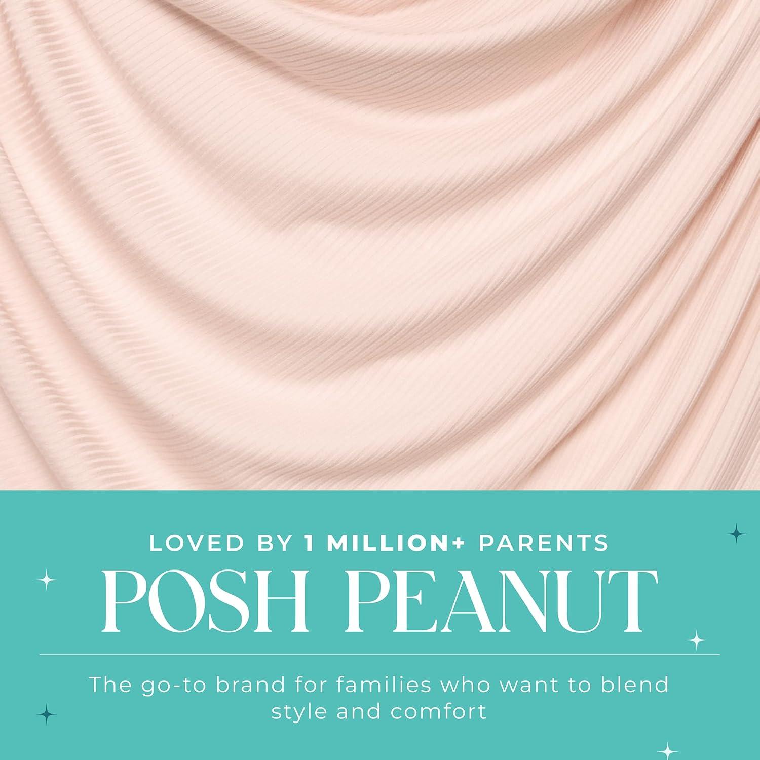 Conjunto de manta y diadema Posh Peanut - Viscosa de bambú Rosa