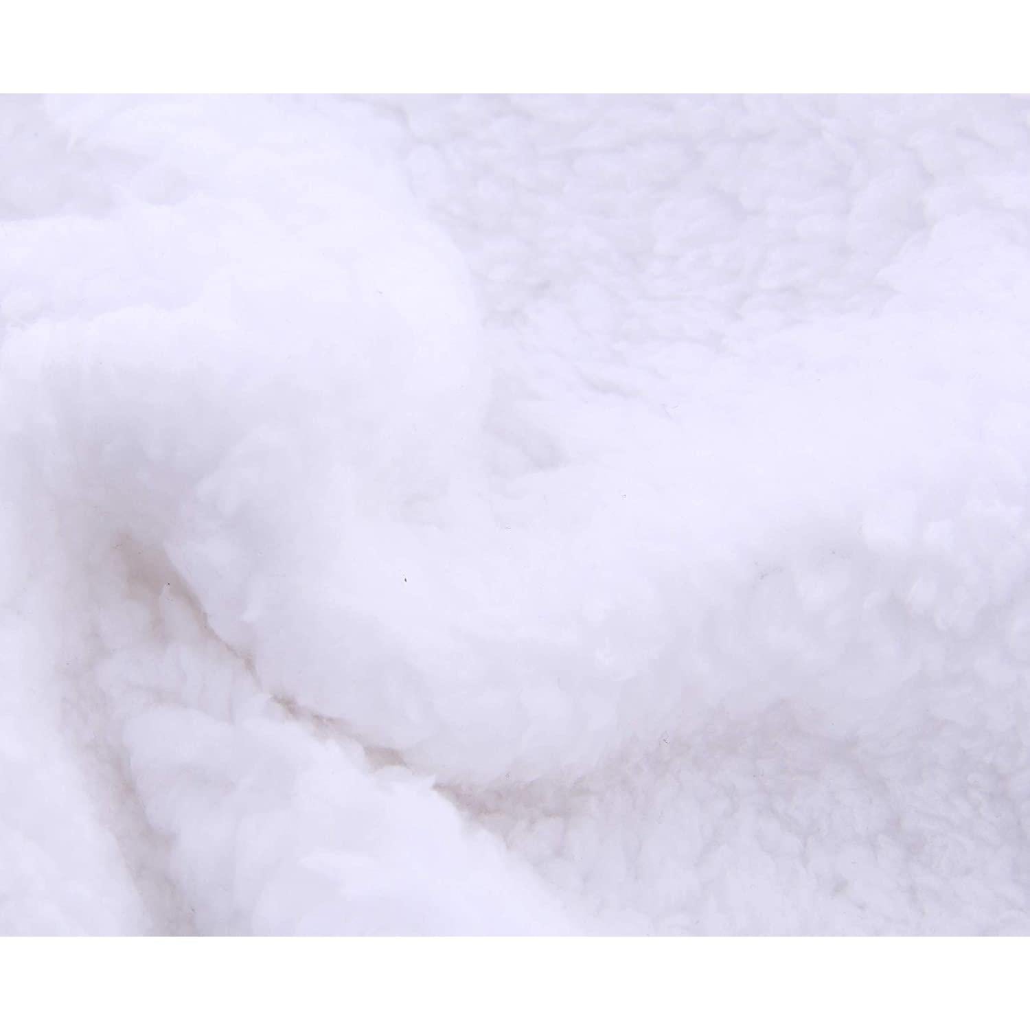 Paquete de 2 mantas swaddle Sherpa Spotted Play - Gris y Blanco