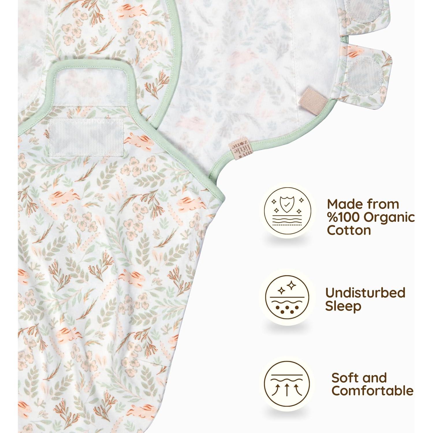 Paquete de 3 Sacos de Sueño Algodón MY LITTLE ZONE 0-3 Meses