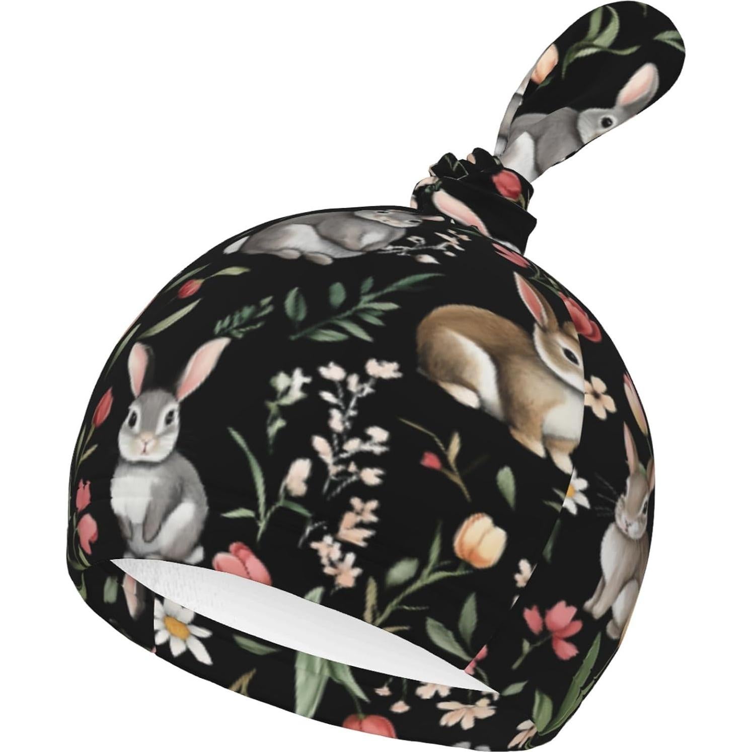 Manta de Envolver para Bebés Figtihw Conejo con Diadema y Gorro