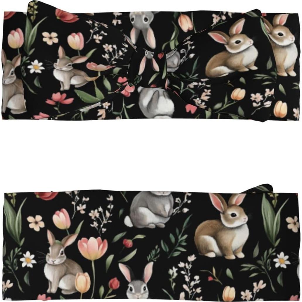 Manta de Envolver para Bebés Figtihw Conejo con Diadema y Gorro