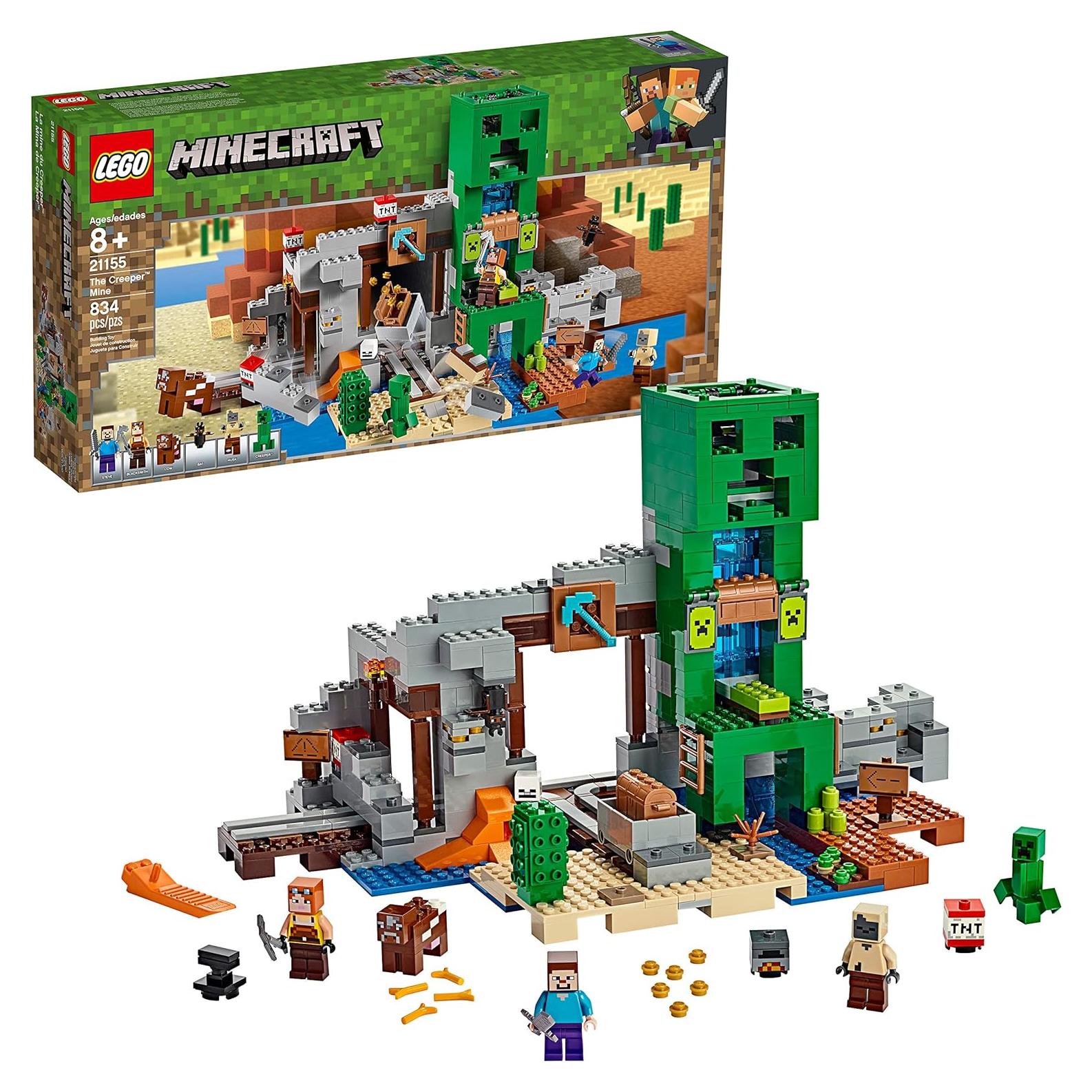 LEGO Minecraft La Mina del Creeper 21155 - 834 Piezas