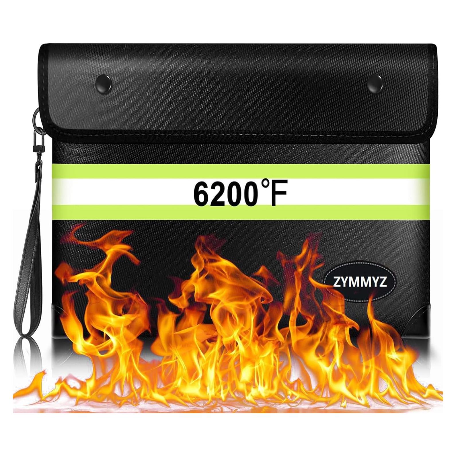 Bolsa a Prueba de Fuego ZYMMYZ 35x27 cm Impermeable