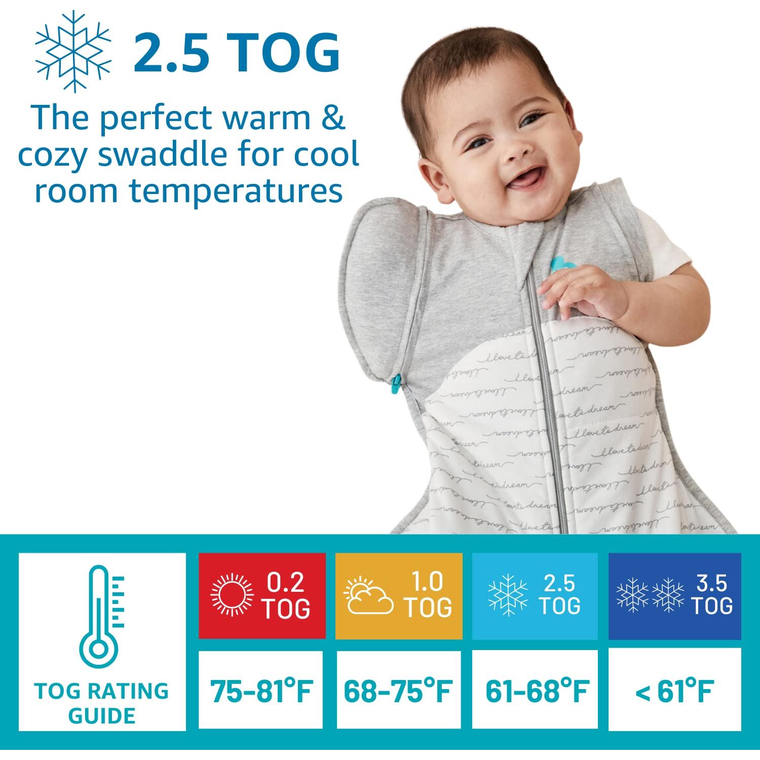 Saco de Dormir Love to Dream Transition Bag 2.5 TOG Rosa Mediano