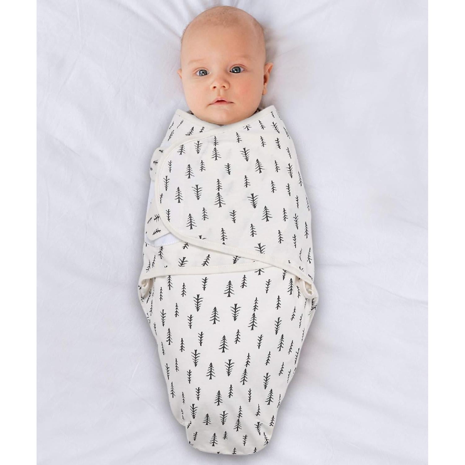 Conjunto de 3 Mantitas Swaddle The Peanutshell - Bosque Rojo