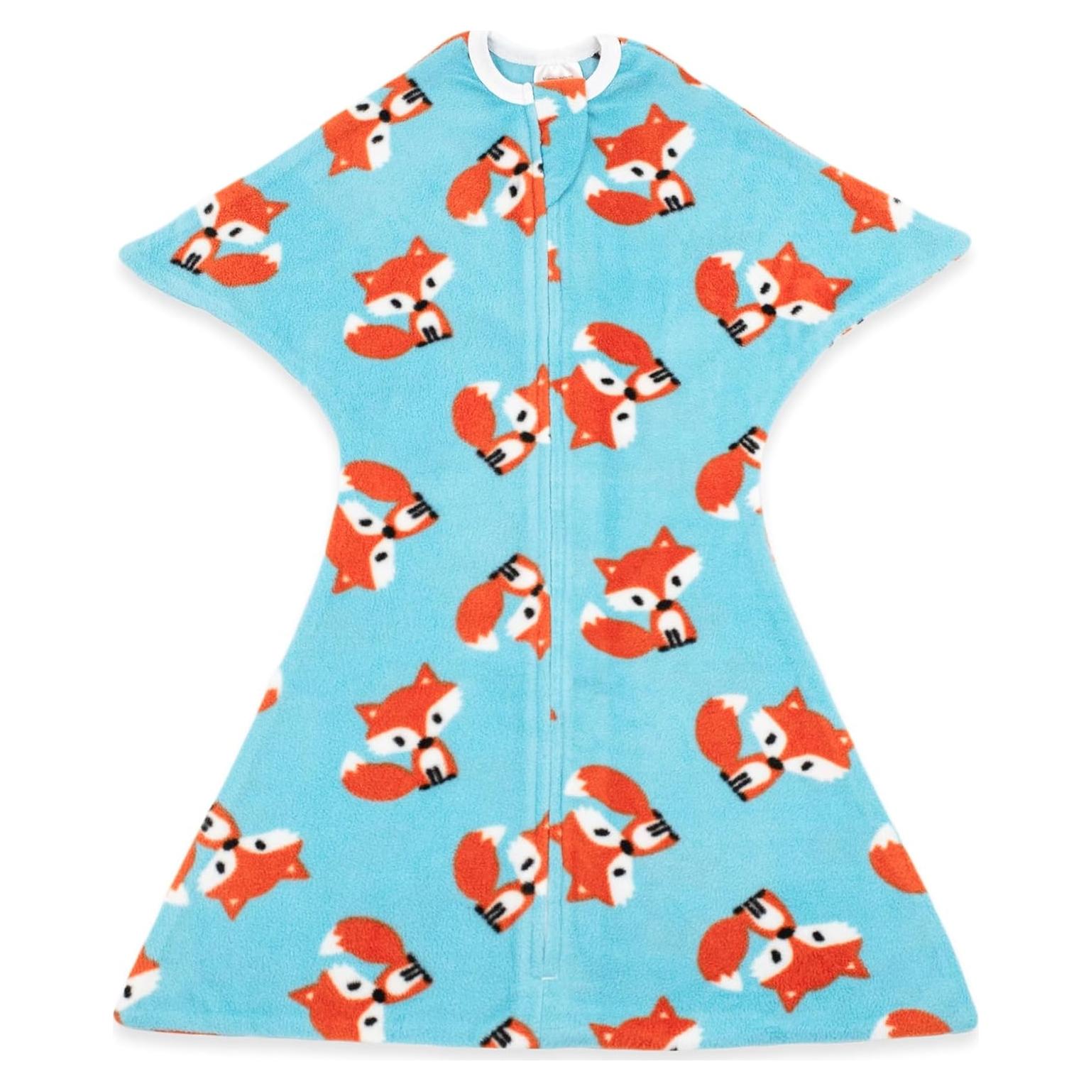 SleepingBaby Zipadee-Zip Manta de Swaddle Zorro Amigable Mediano