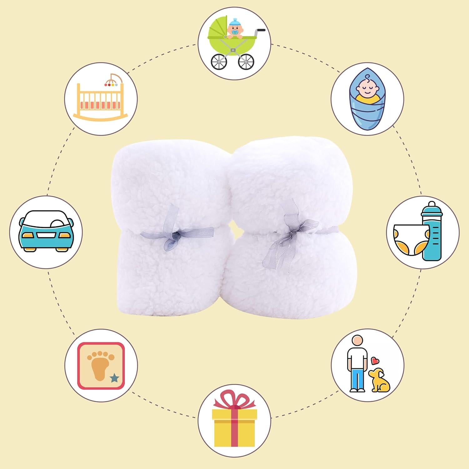 Envolturas de Sueño Ultra Cálidas Ease Cubs - 2 Piezas para Bebés 0-6 Meses