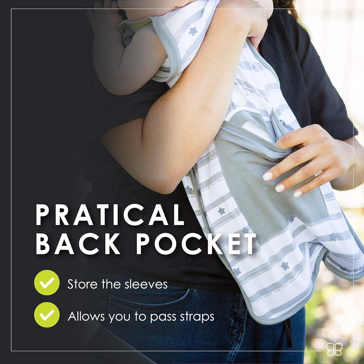 Saco de Swaddle bblüv Sleëp Mediano con Mangas Removibles