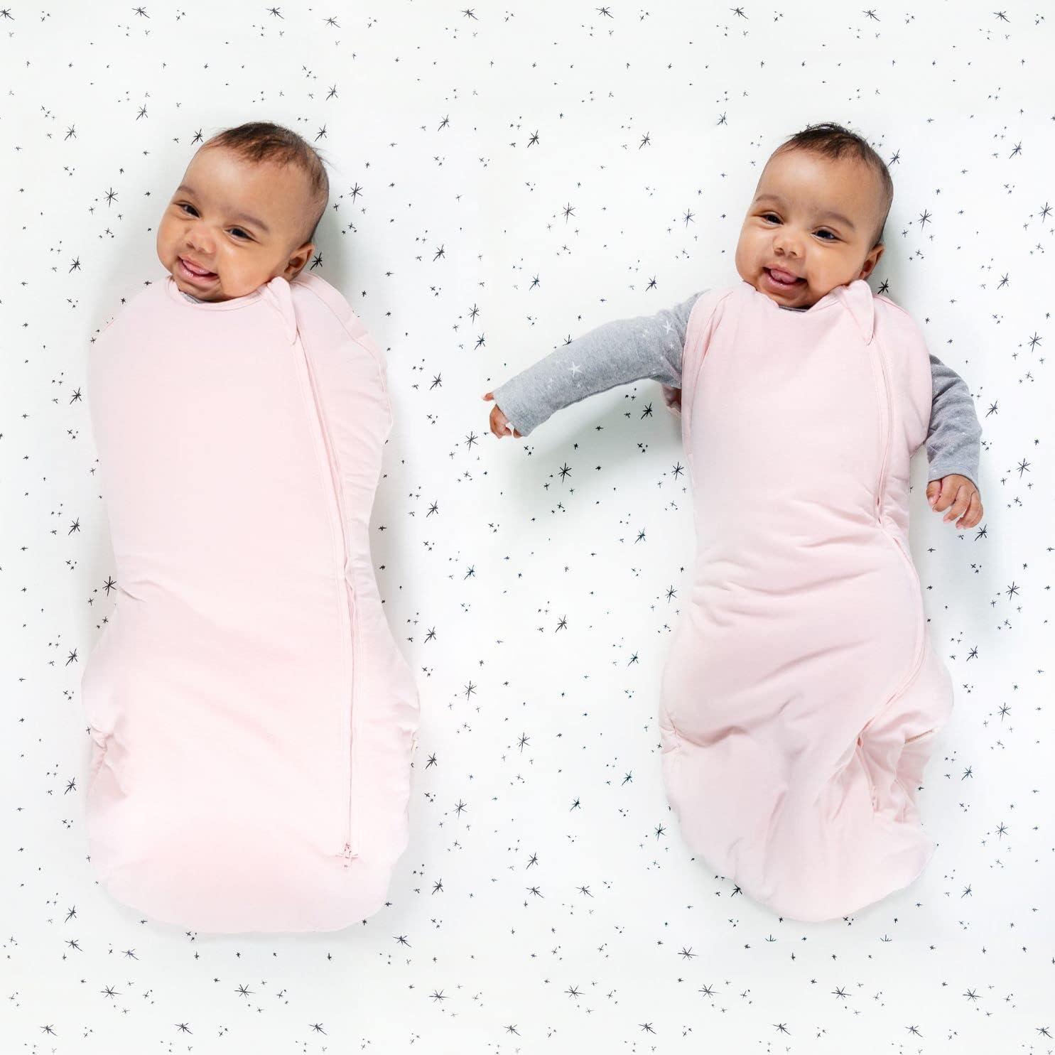 Saco de dormir Sleepea Comforter Happiest Baby - Swaddle 100% Algodón Orgánico Rosa Pequeño