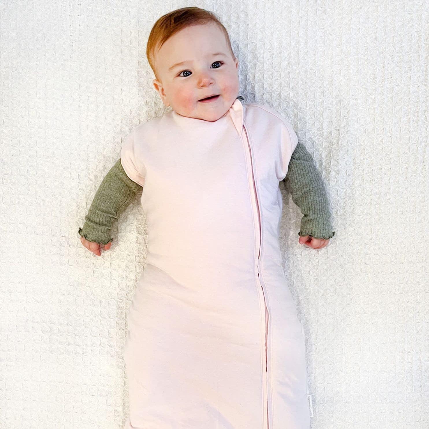 Saco de dormir Sleepea Comforter Happiest Baby - Swaddle 100% Algodón Orgánico Rosa Pequeño