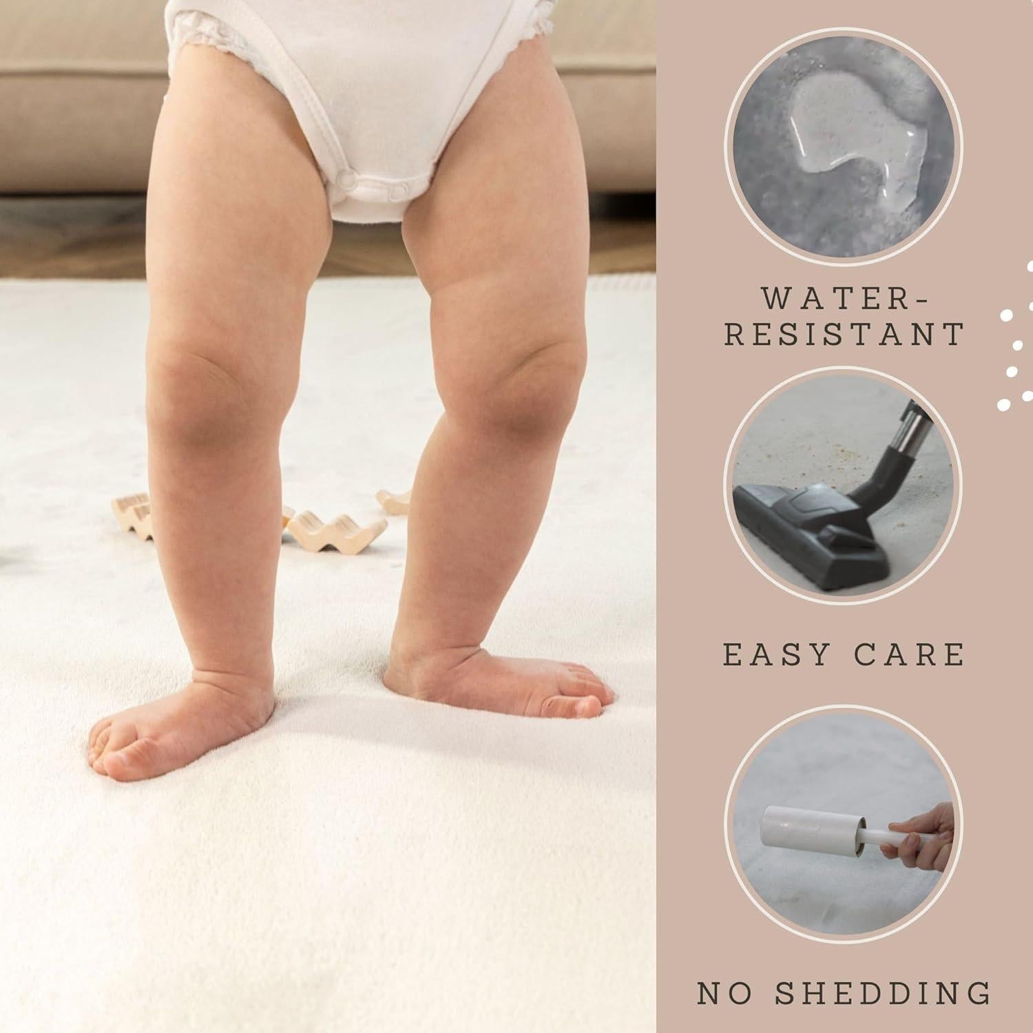 Alfombra de Juego Hakuna Matte 152x203 cm Gris Oscuro Antideslizante