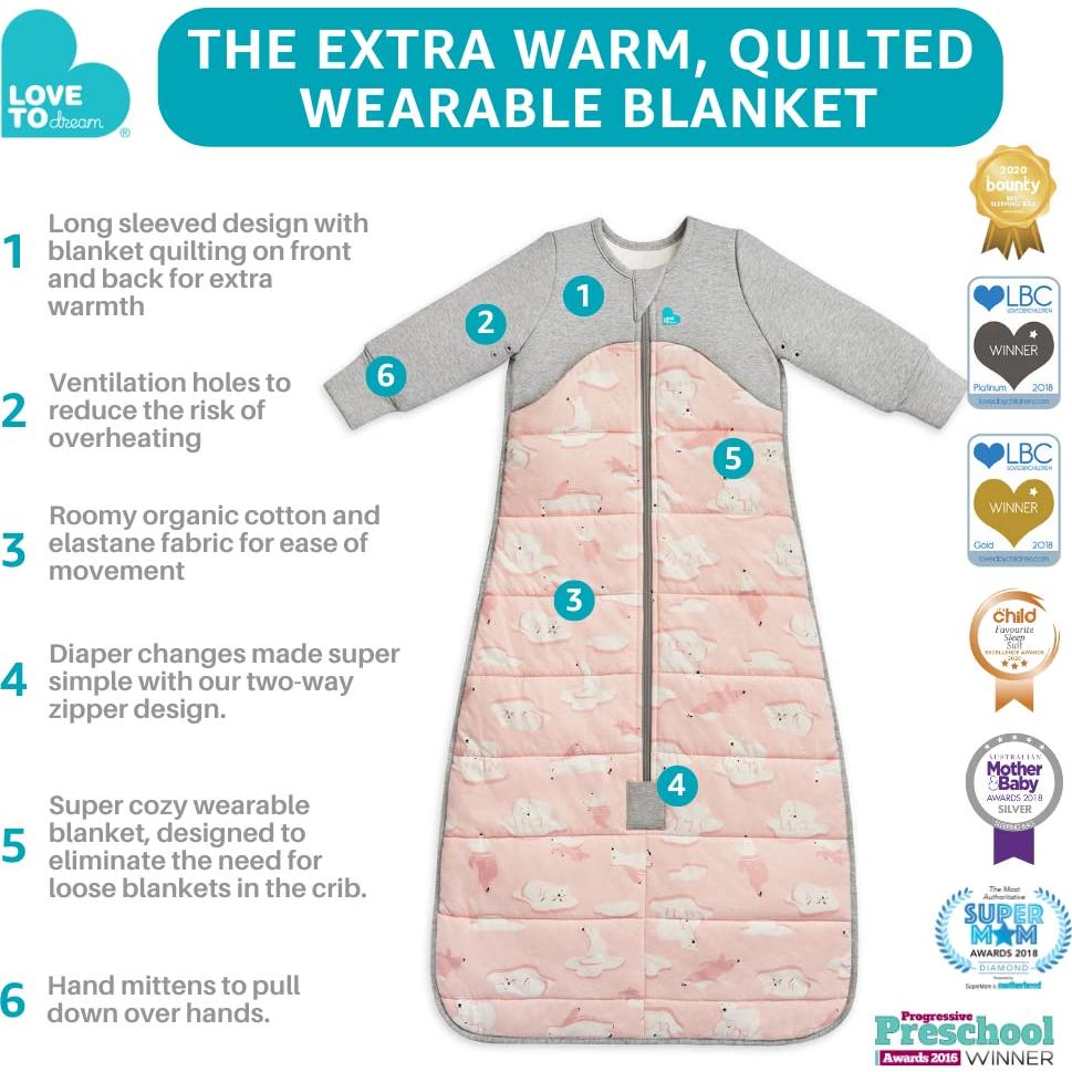 Saco de Sueño Love to Dream 3.5TOG Rosa 6-18 meses