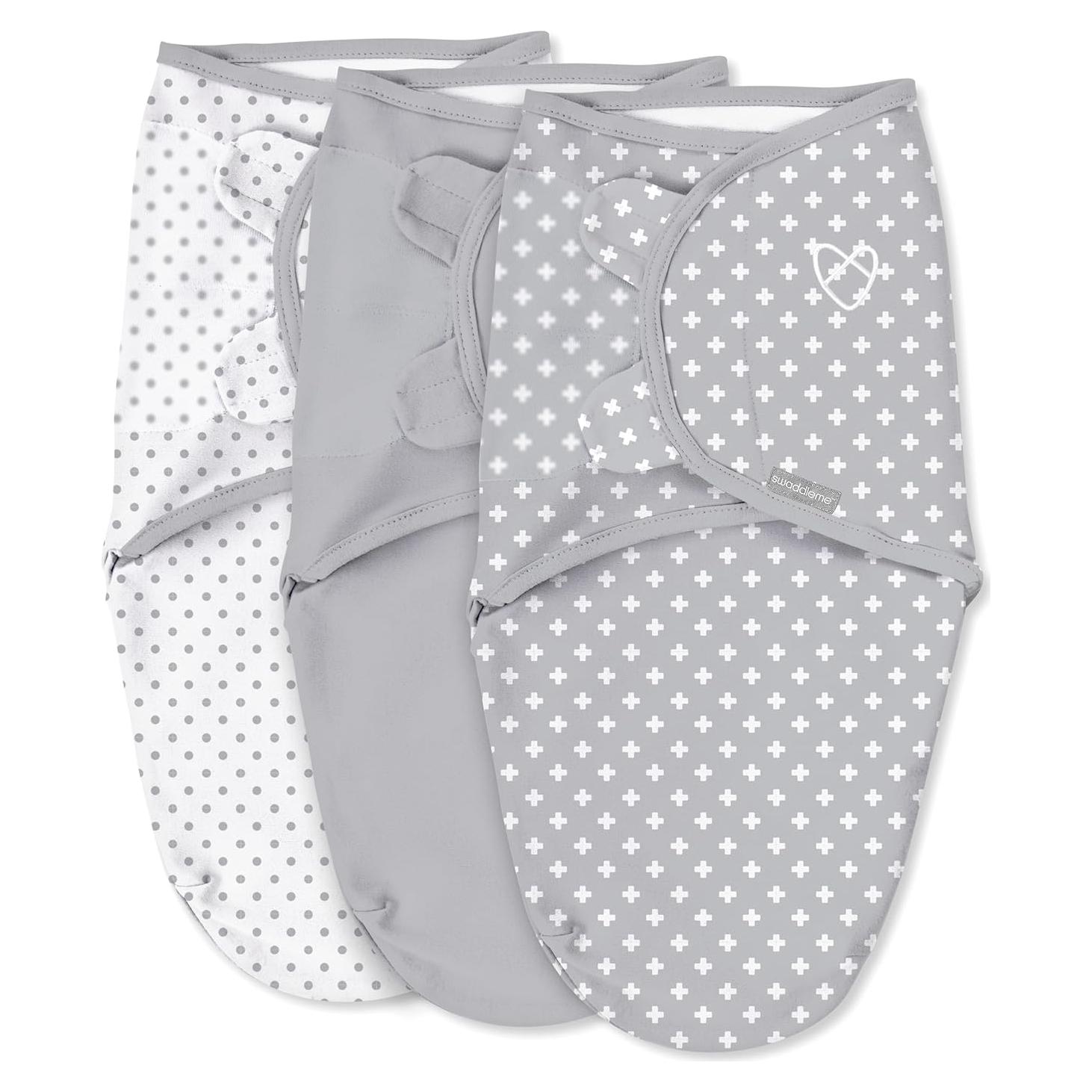 SwaddleMe Swaddle Original 100% Algodón 0-3 Meses Paquete de 3