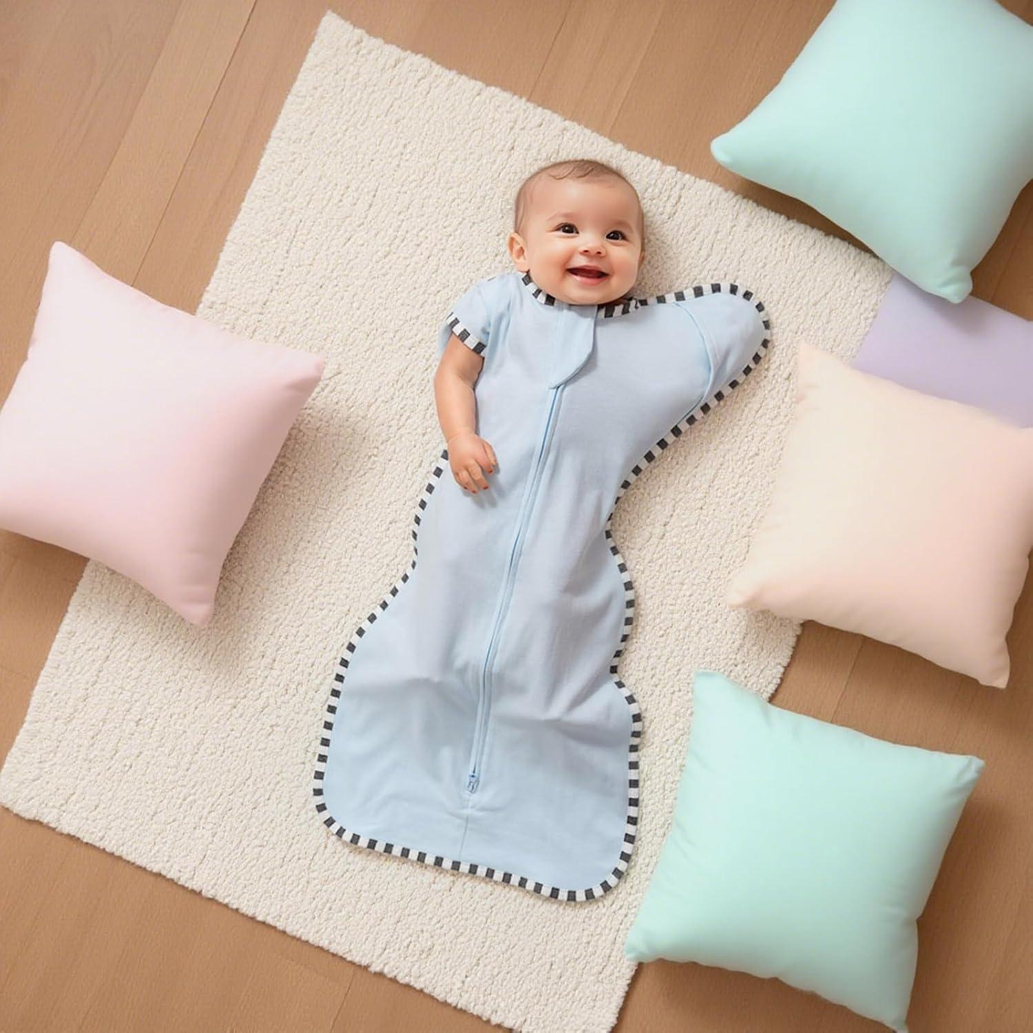 Manta de Envolver para Bebés BLACKLEAF BABY S 0-3 Meses