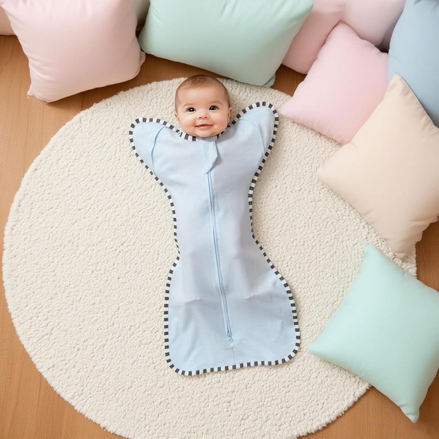 Manta de Envolver para Bebés BLACKLEAF BABY S 0-3 Meses