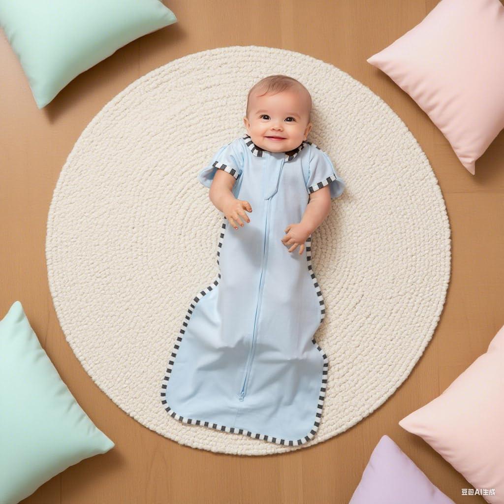 Manta de Envolver para Bebés BLACKLEAF BABY S 0-3 Meses