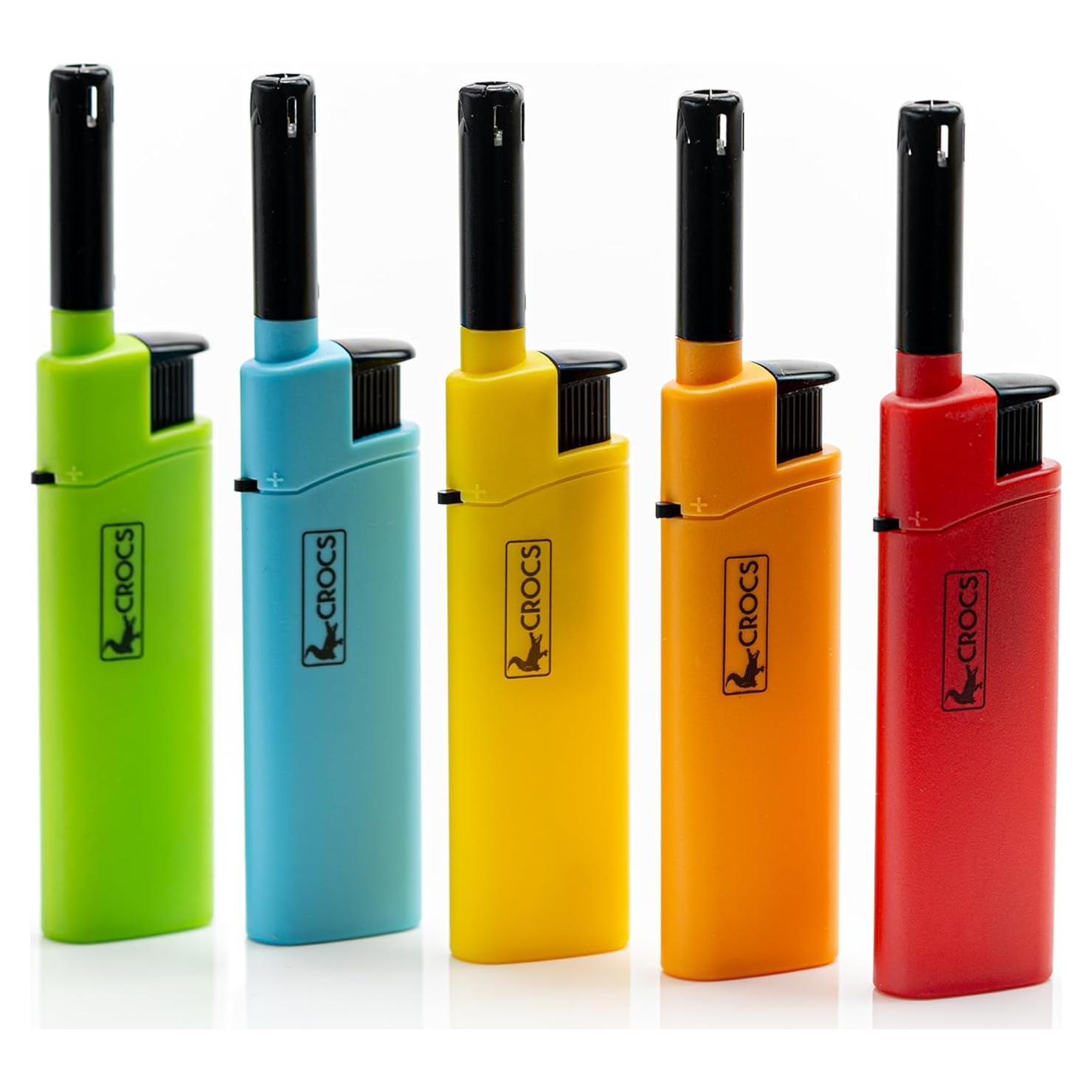 Encendedor de Velas Crocs - Recargable, Largo y Ergonómico