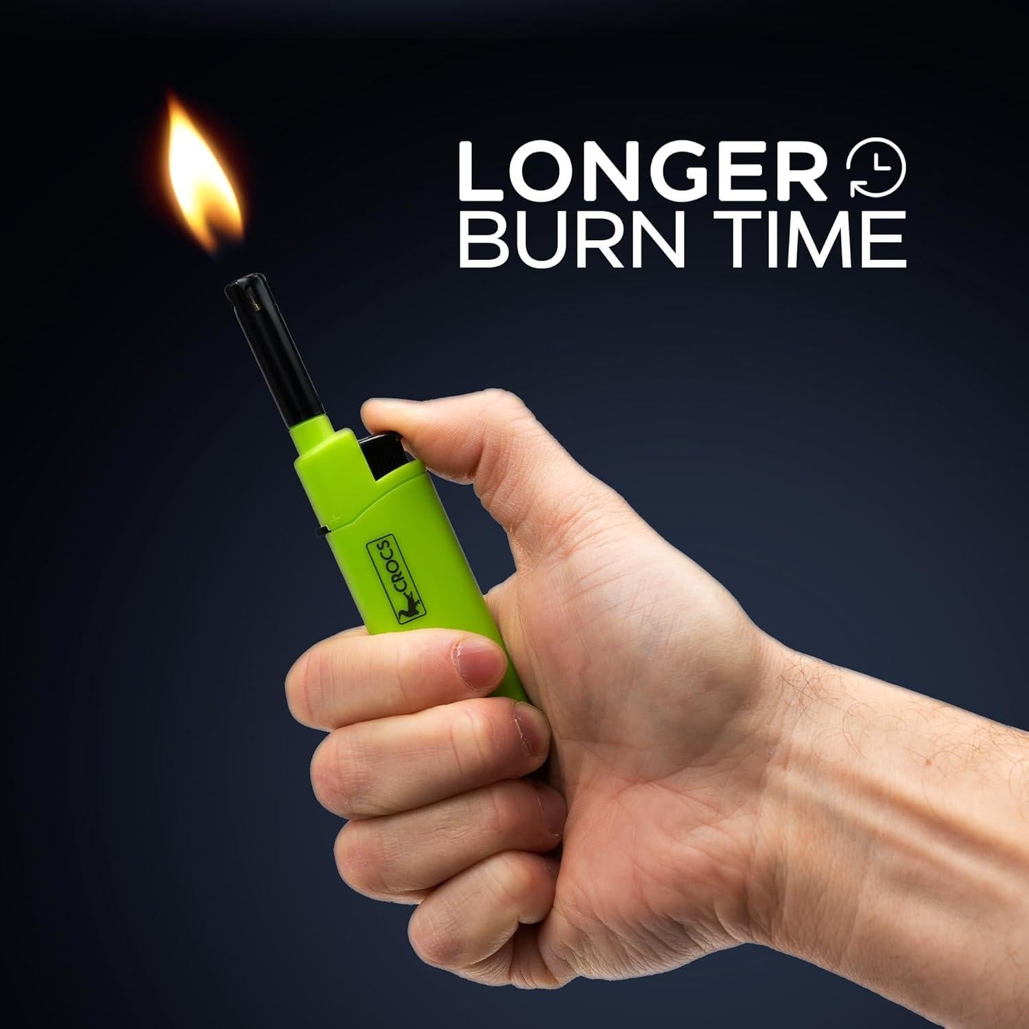 Encendedor de Velas Crocs - Recargable, Largo y Ergonómico