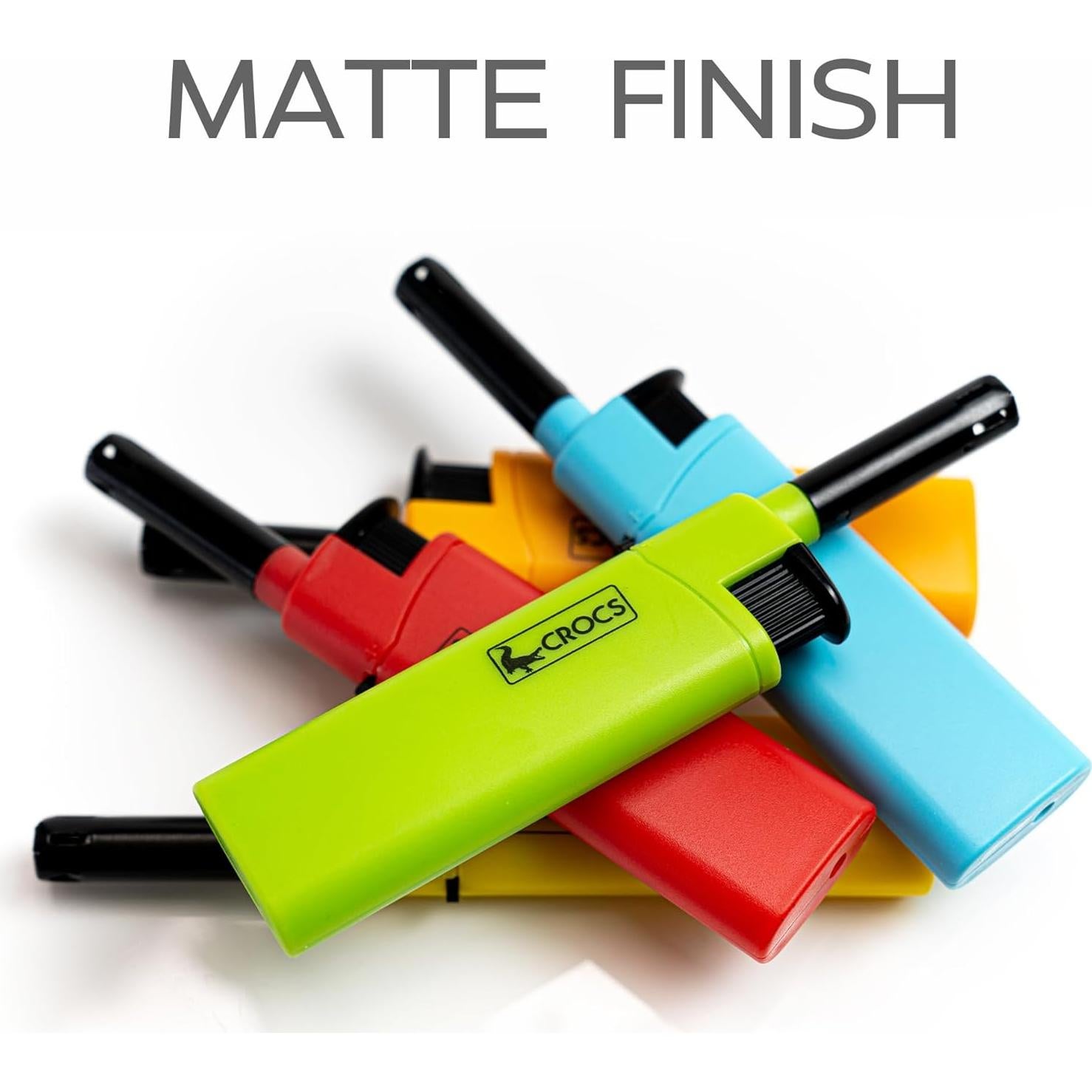 Encendedor de Velas Crocs - Recargable, Largo y Ergonómico