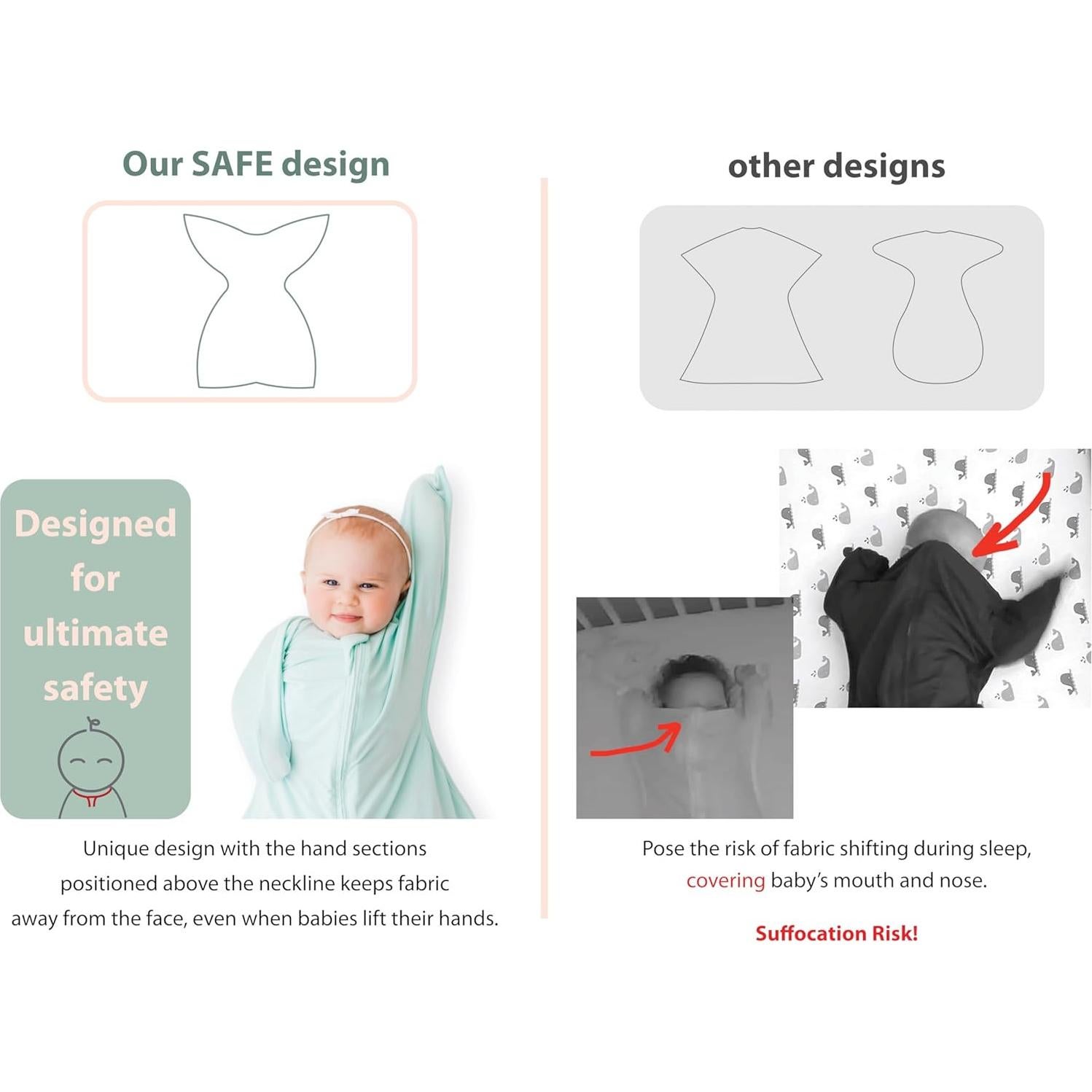 Manta Swaddle Bebé Bebon Butterfly - Gris Acogedor, 6-12 Meses